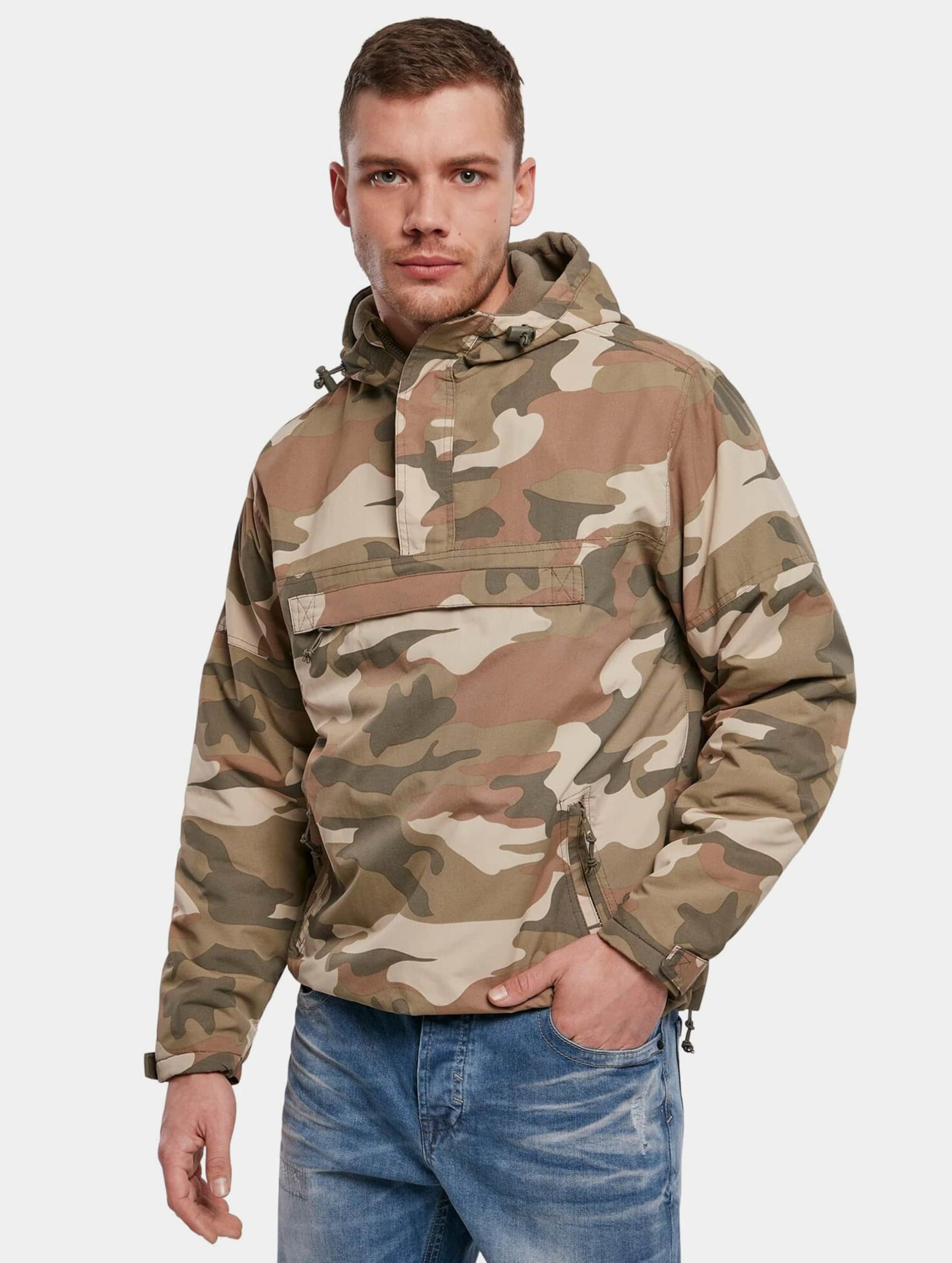 Brandit Fleece Pull Over Windbreaker