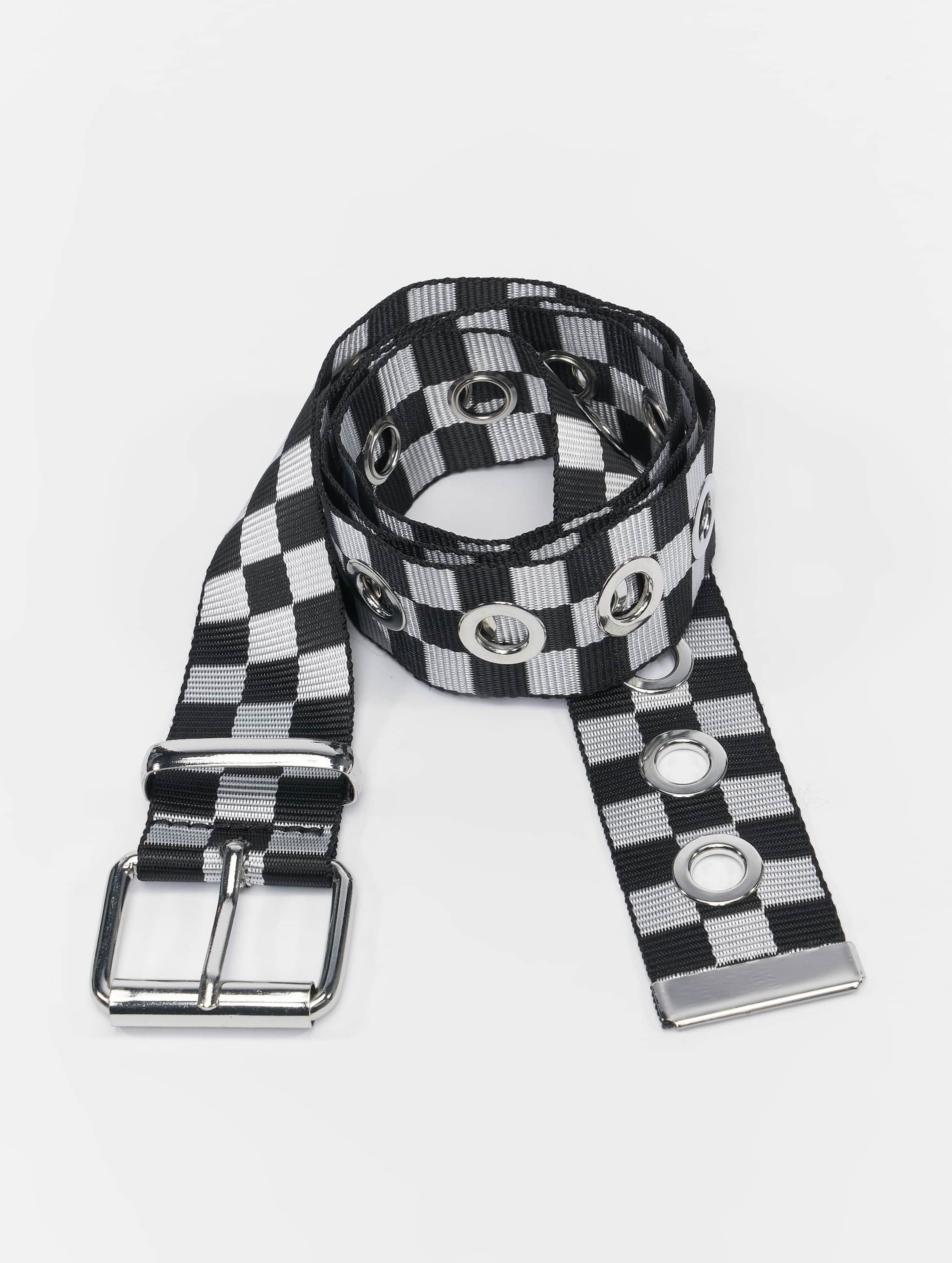 Urban Classics Checker Belt With Eyelets