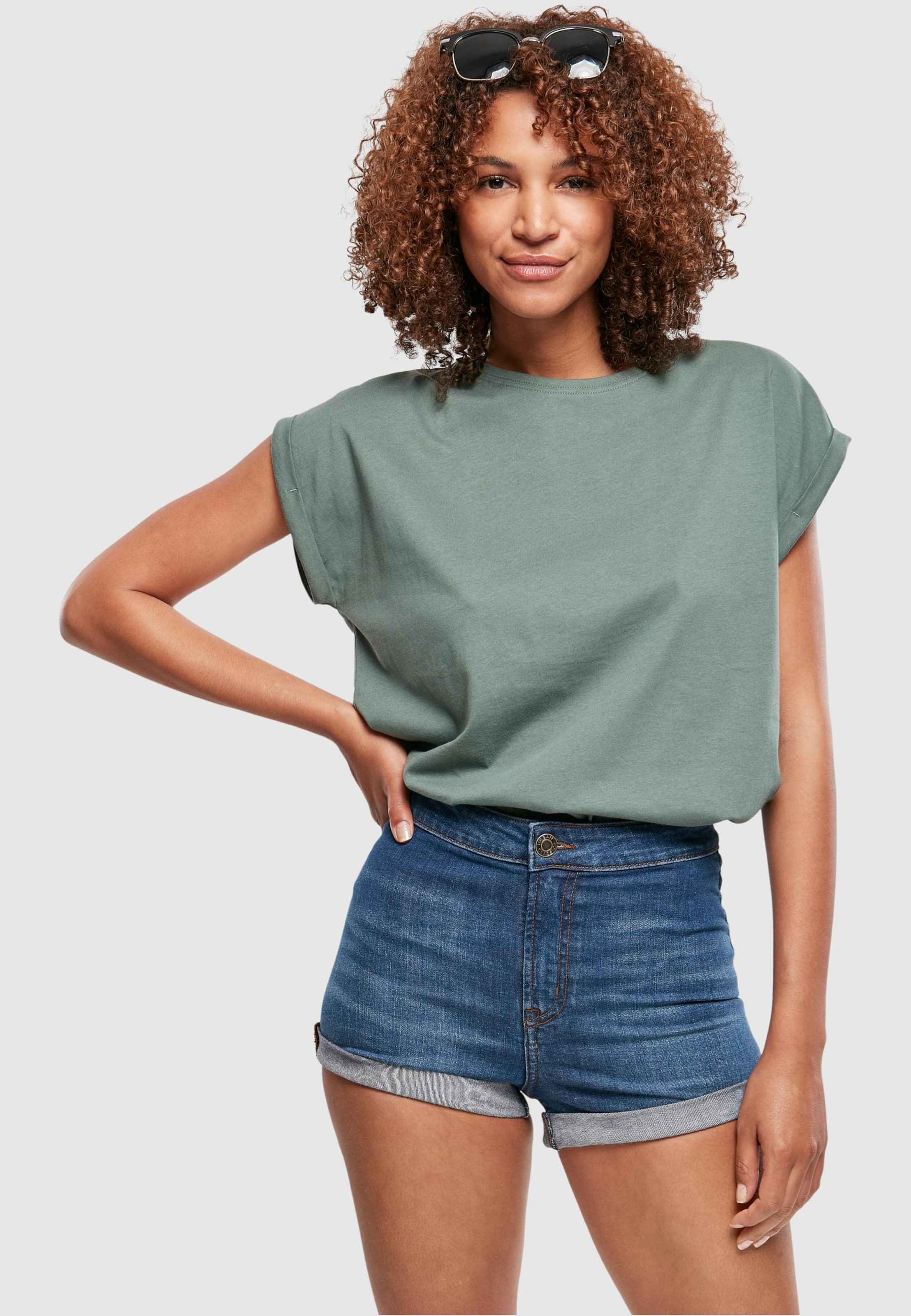 Urban Classics Ladies Extended Shoulder Tee