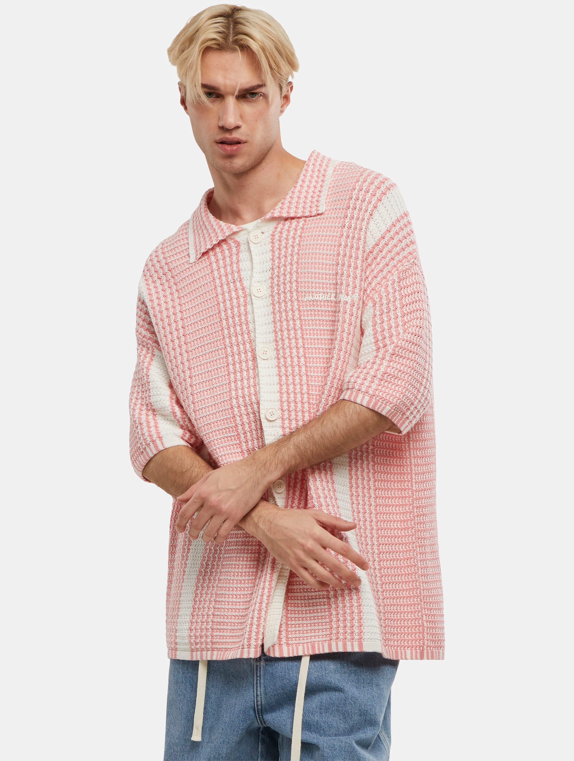 Another Cotton Lab Oversized Mesh Knit Summer Shirt