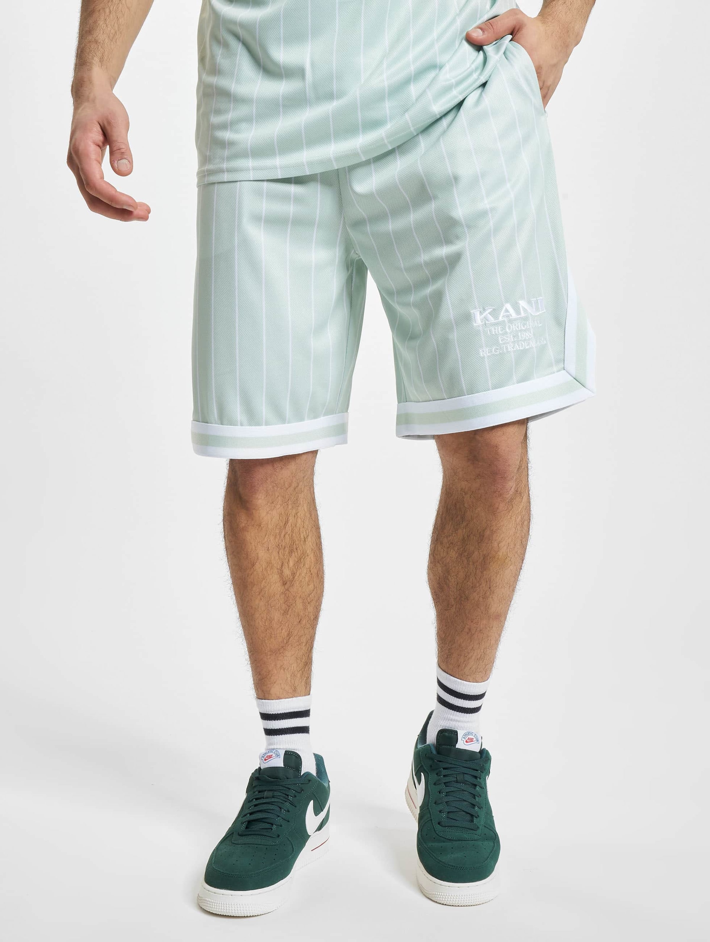 Karl Kani KM232-005-1 KK Retro Pinstripes Mesh Short