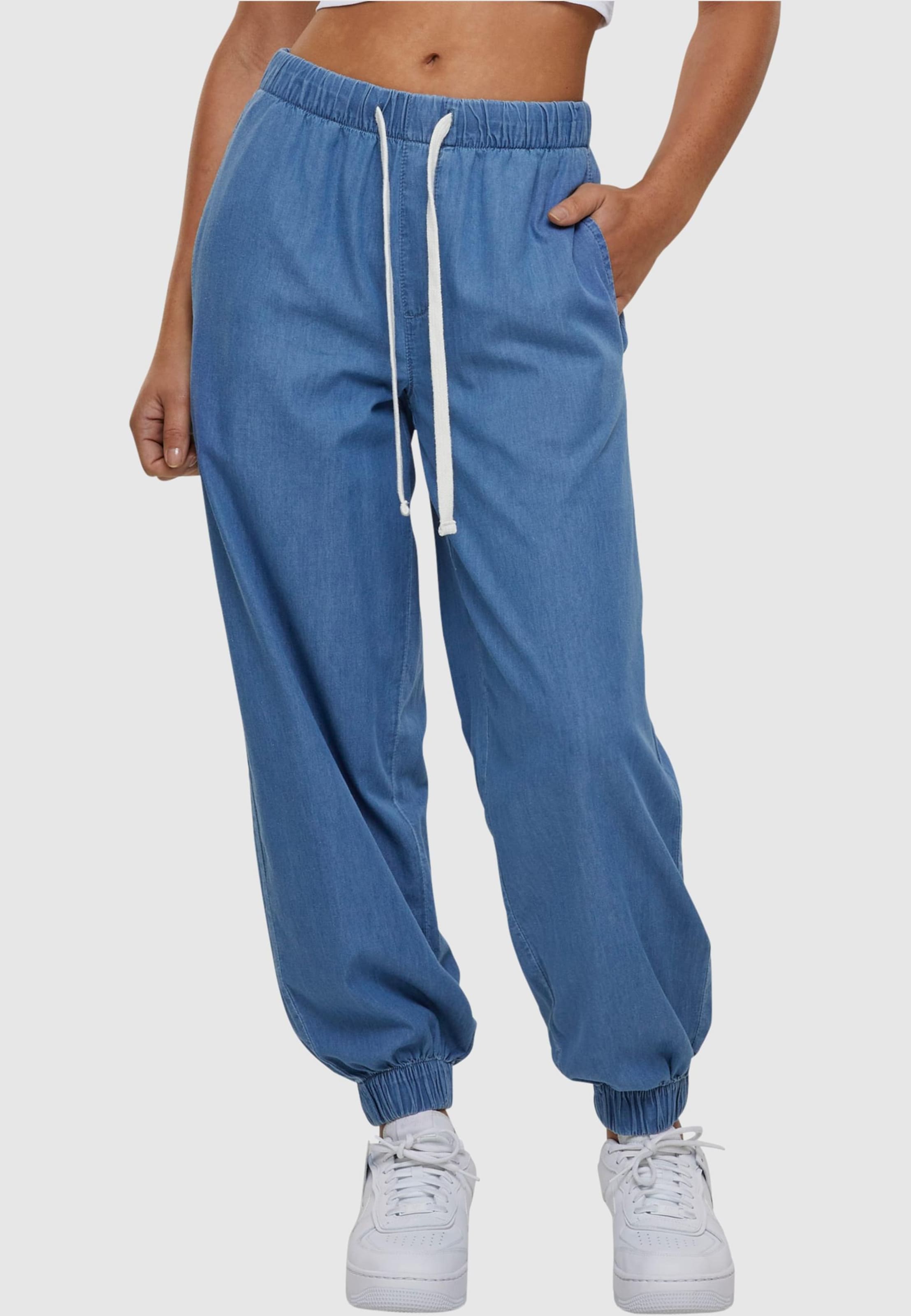Urban Classics Ladies Light Denim Jogpants