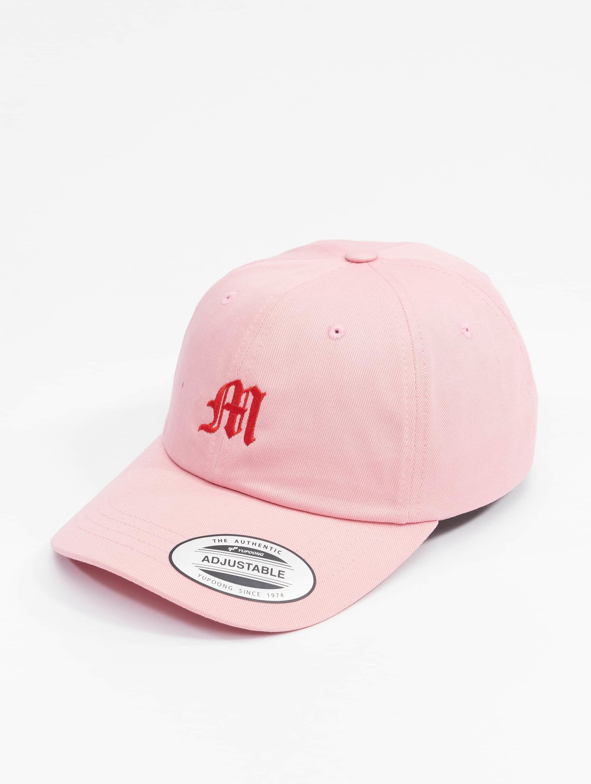 Mister Tee Letter Pink Low Profile Cap