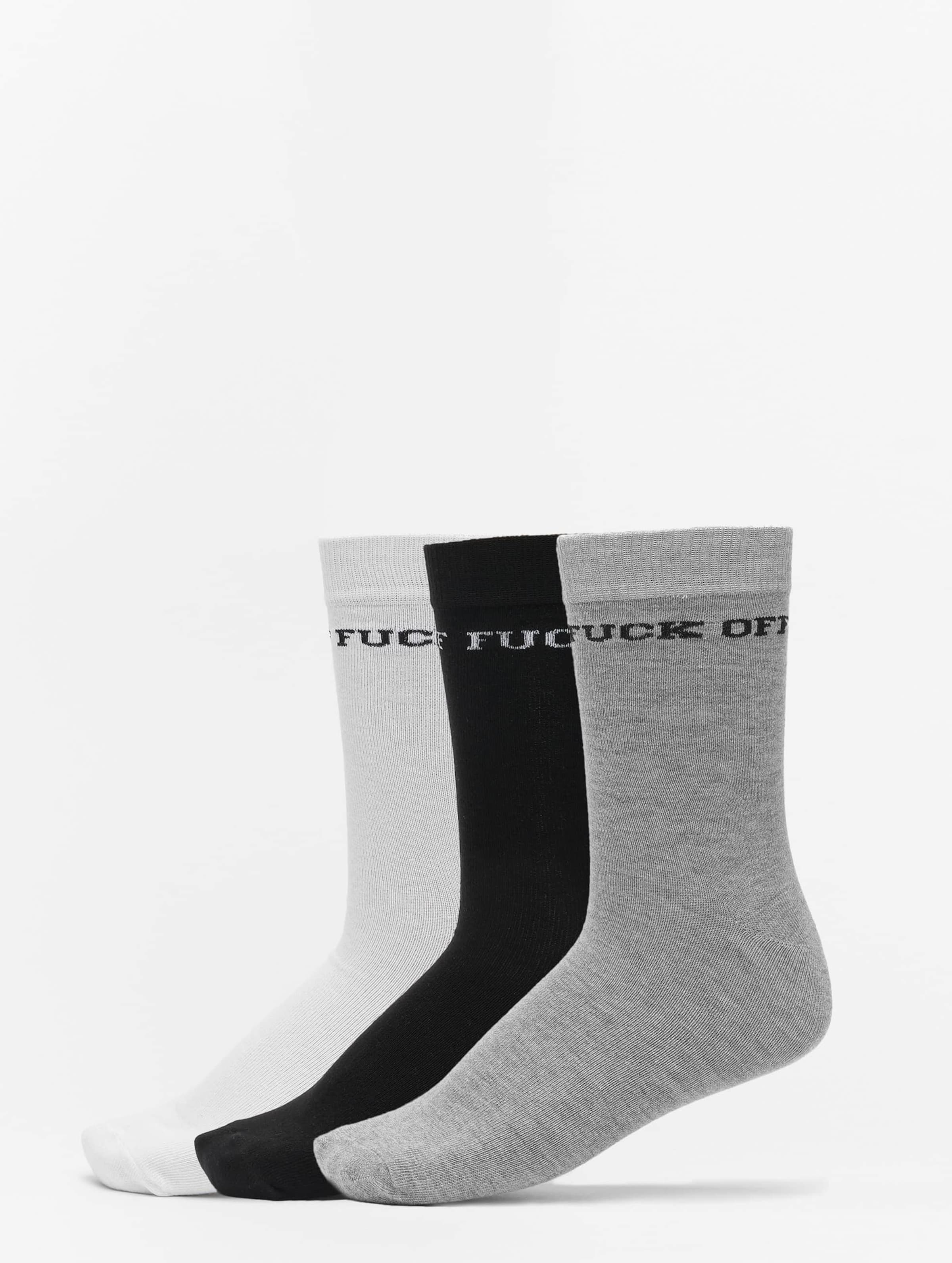 Mister Tee Fuck Off Socks 3-Pack