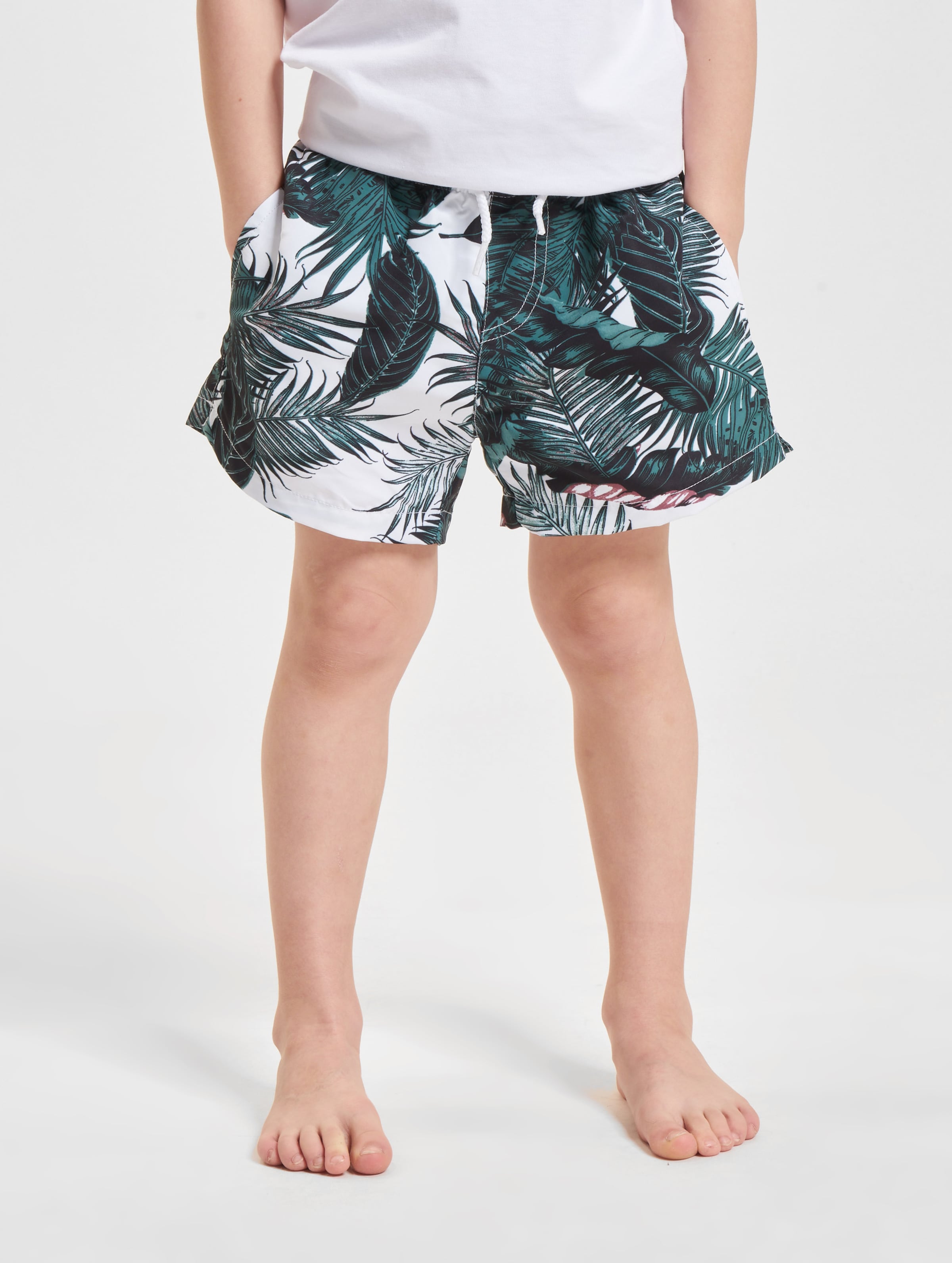 Urban Classics Boys Pattern Swim Short