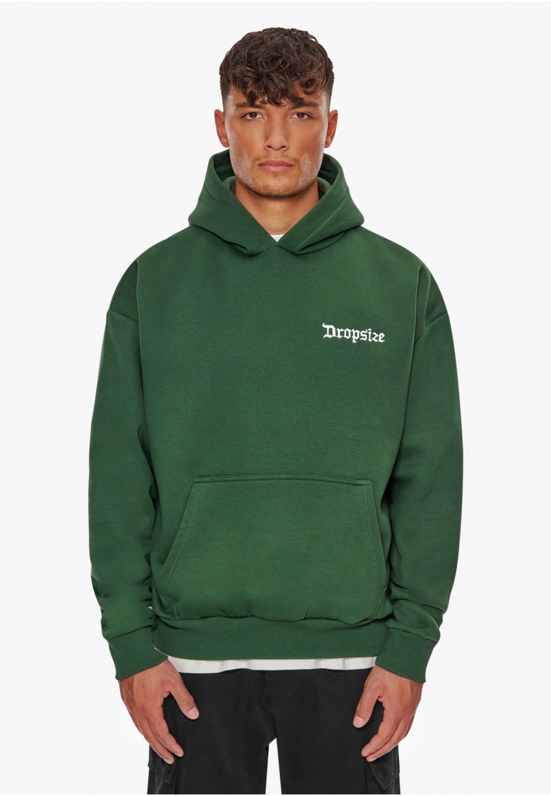Dropsize HEAVY OVERSIZE EMBO HOODIE
