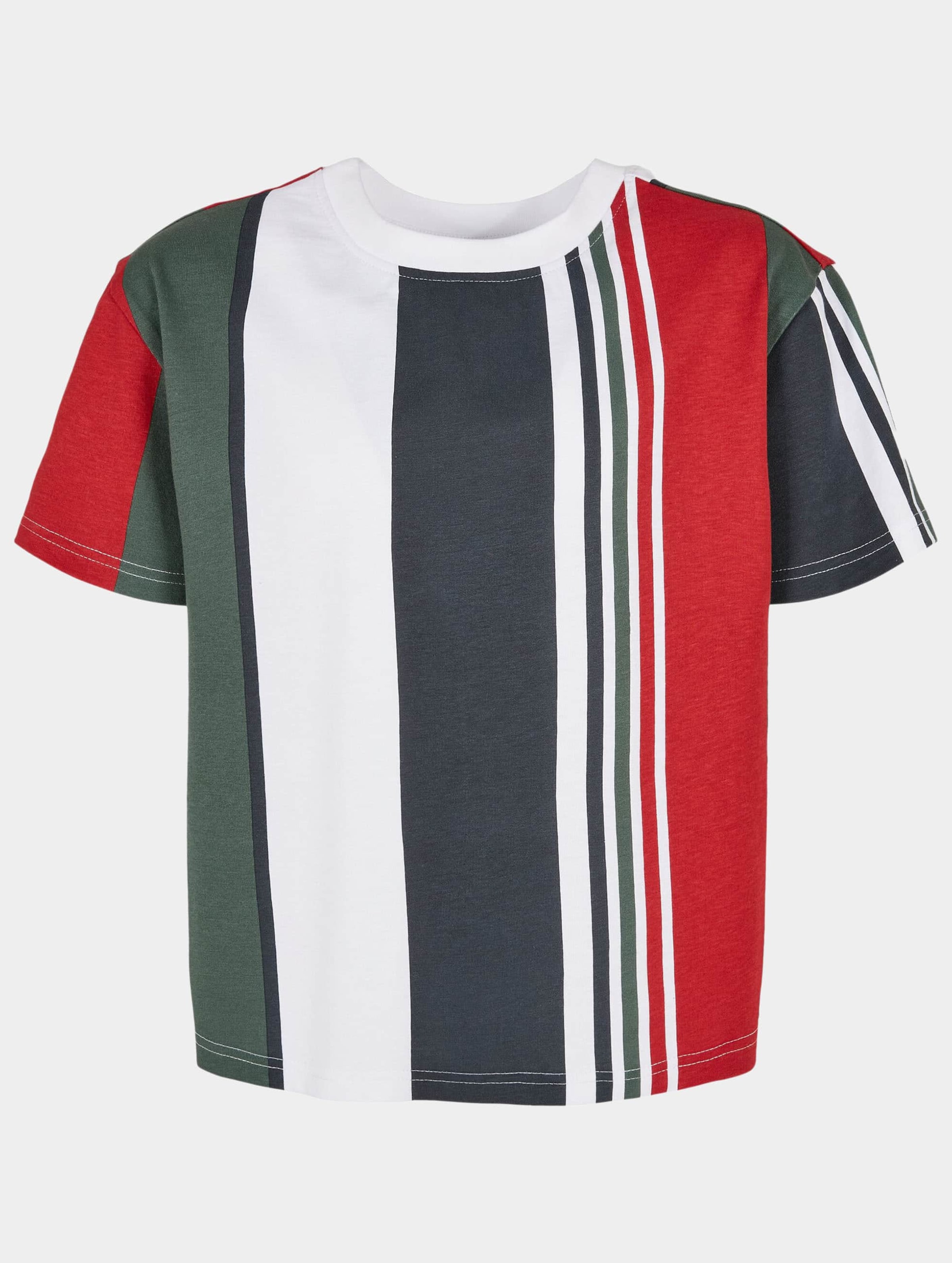 Urban Classics Boys Heavy Oversized Big AOP Stripe Tee
