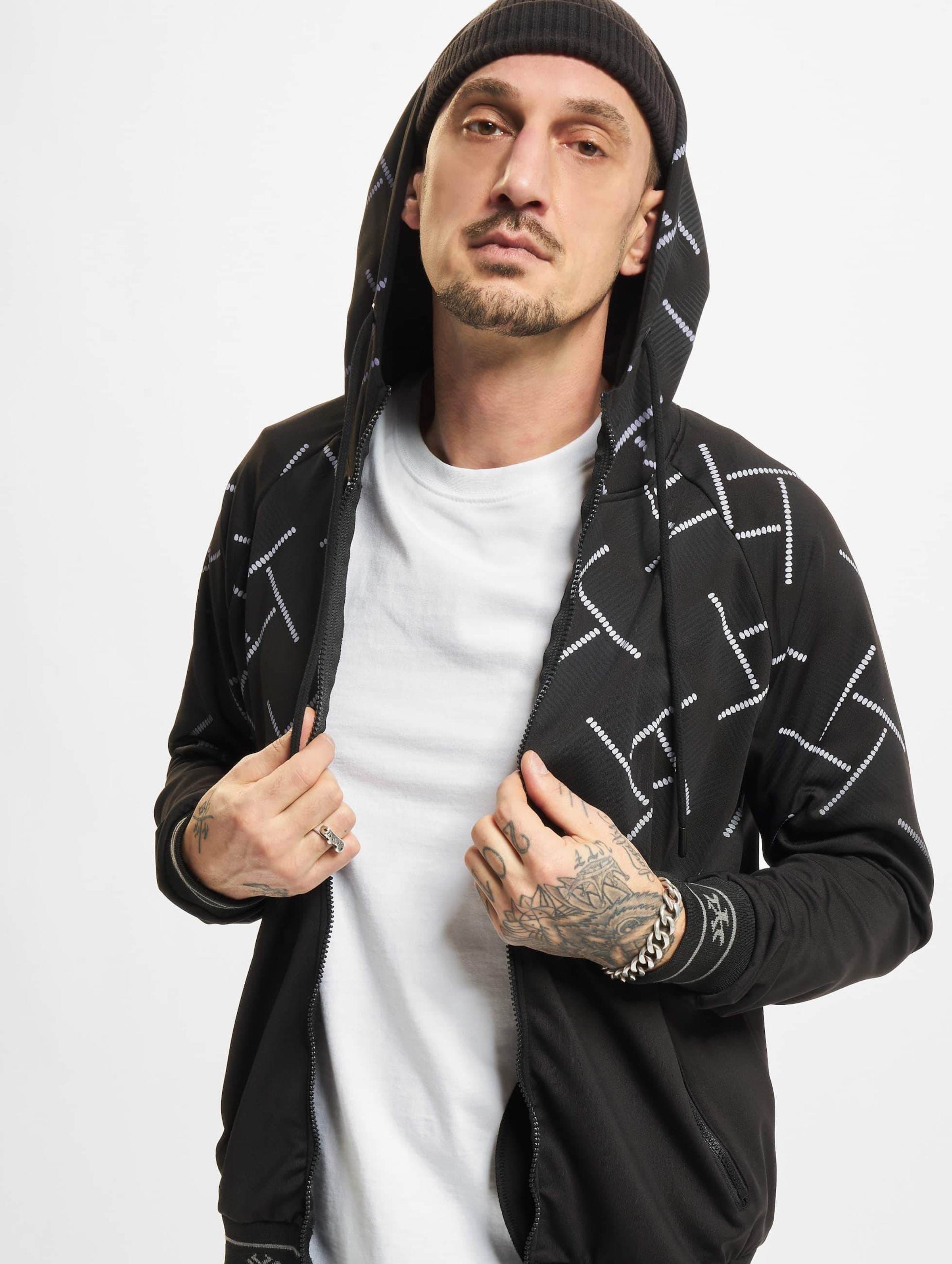 VSCT Clubwear Graded Abstract Checks Zip Hoodie