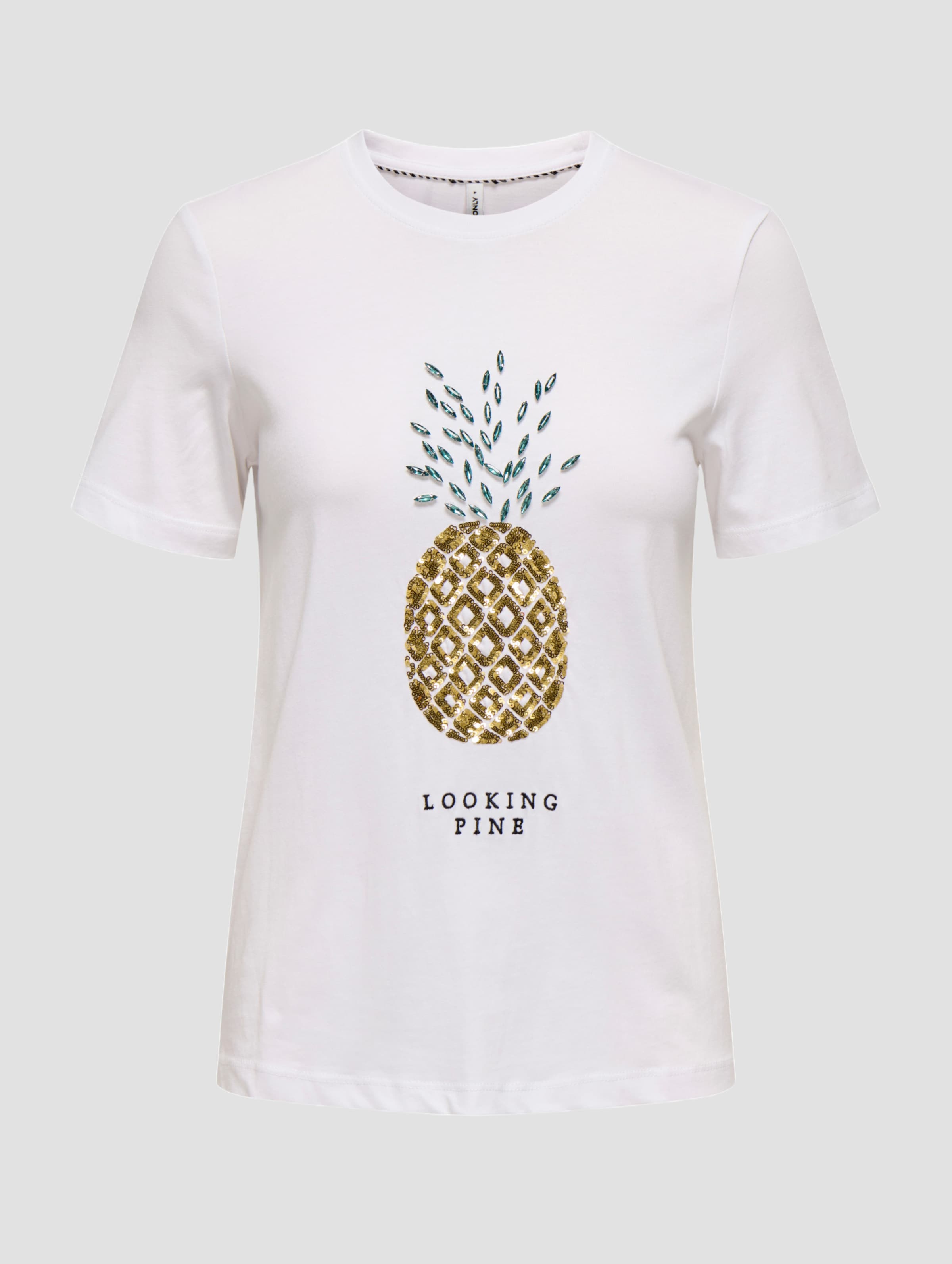 Only ONLKITA LIFE REG S/S PINEAPPLE TOP JRS