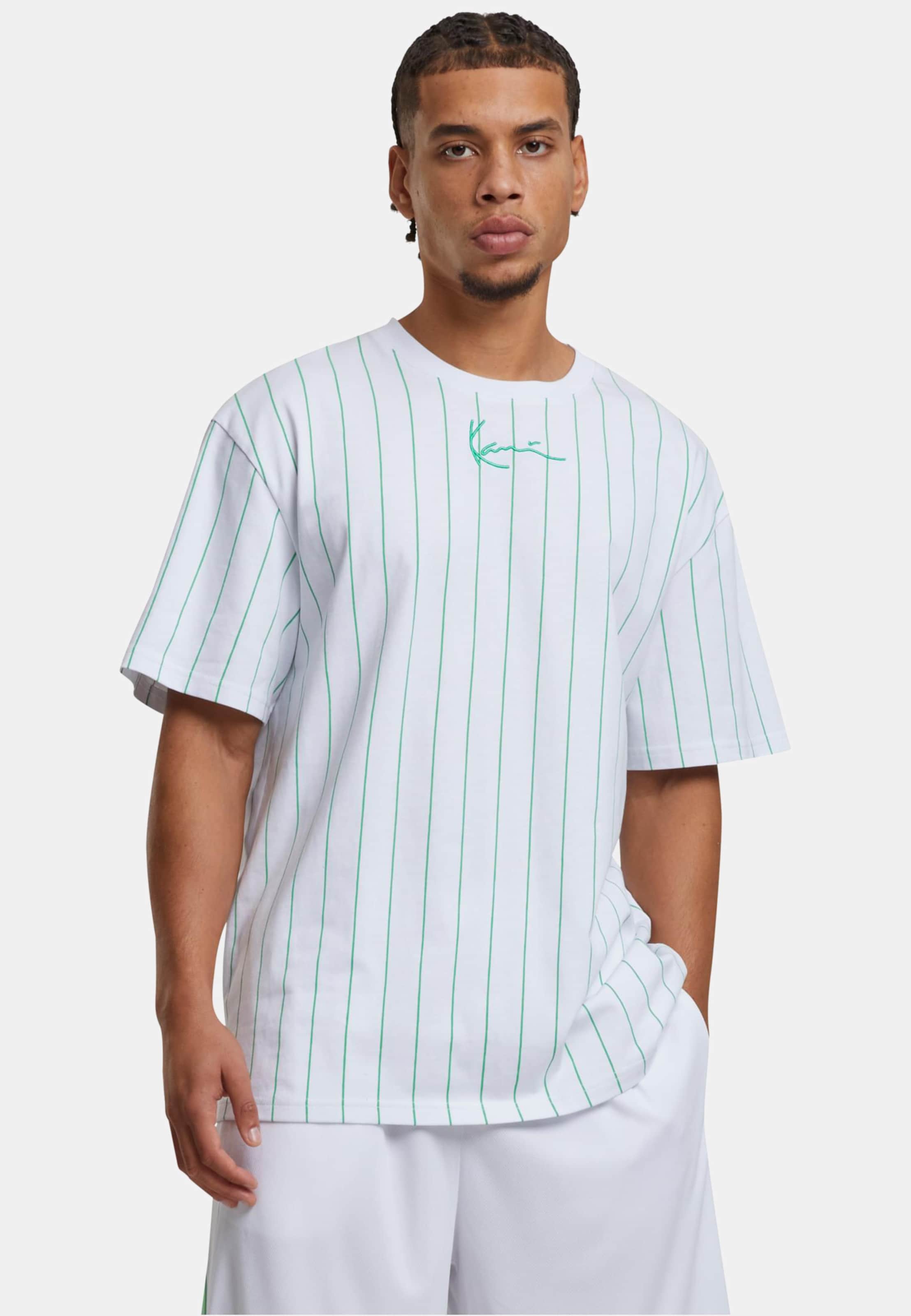 Karl Kani Small Signature Essential Pinstripe Tee