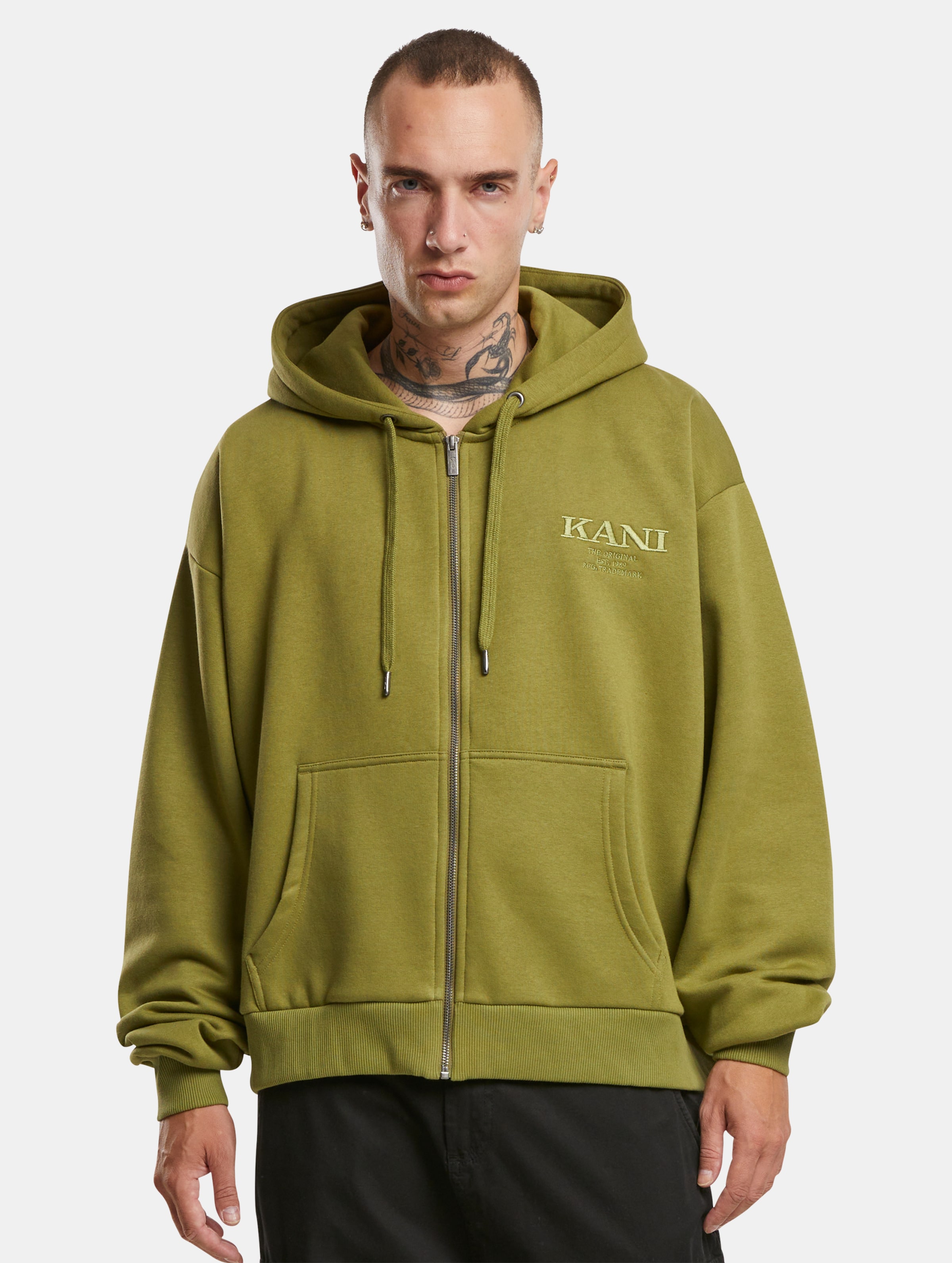 Karl Kani Retro Rhinestone Boxy Full Zip Hoodie