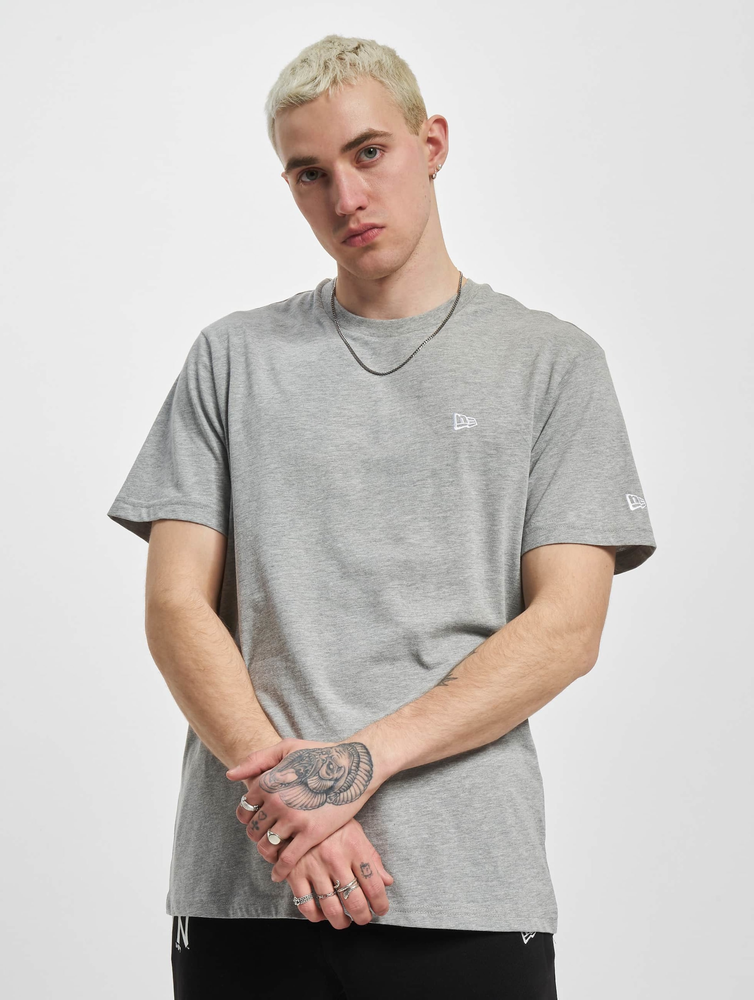 New Era Essentials T-Shirt Heather Gray/Optic