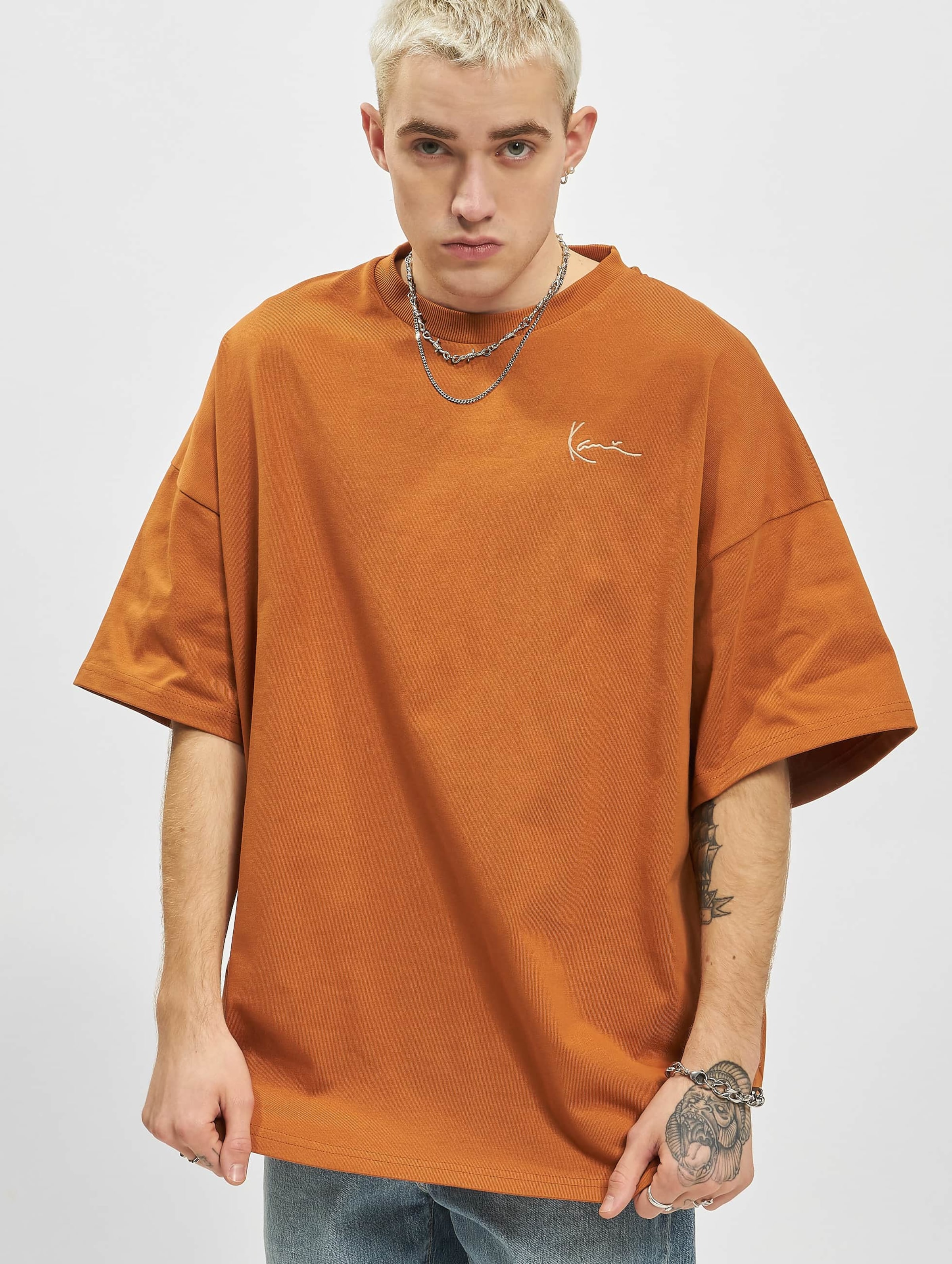 Karl Kani KM224-001-1 KK Chest Signature Heavy Jersey OS Tee