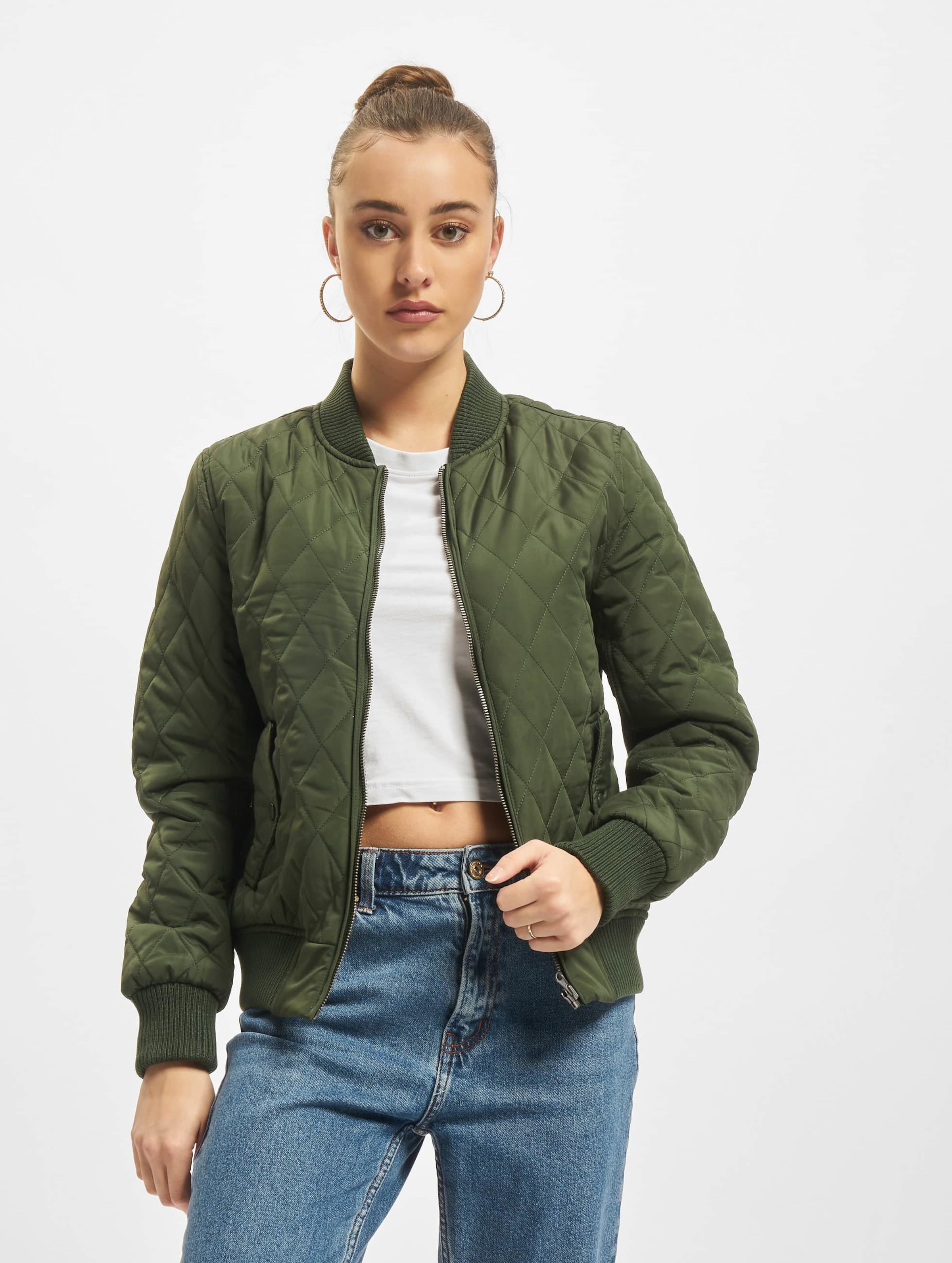 Urban Classics Ladies Diamond Quilt Nylon Jacket