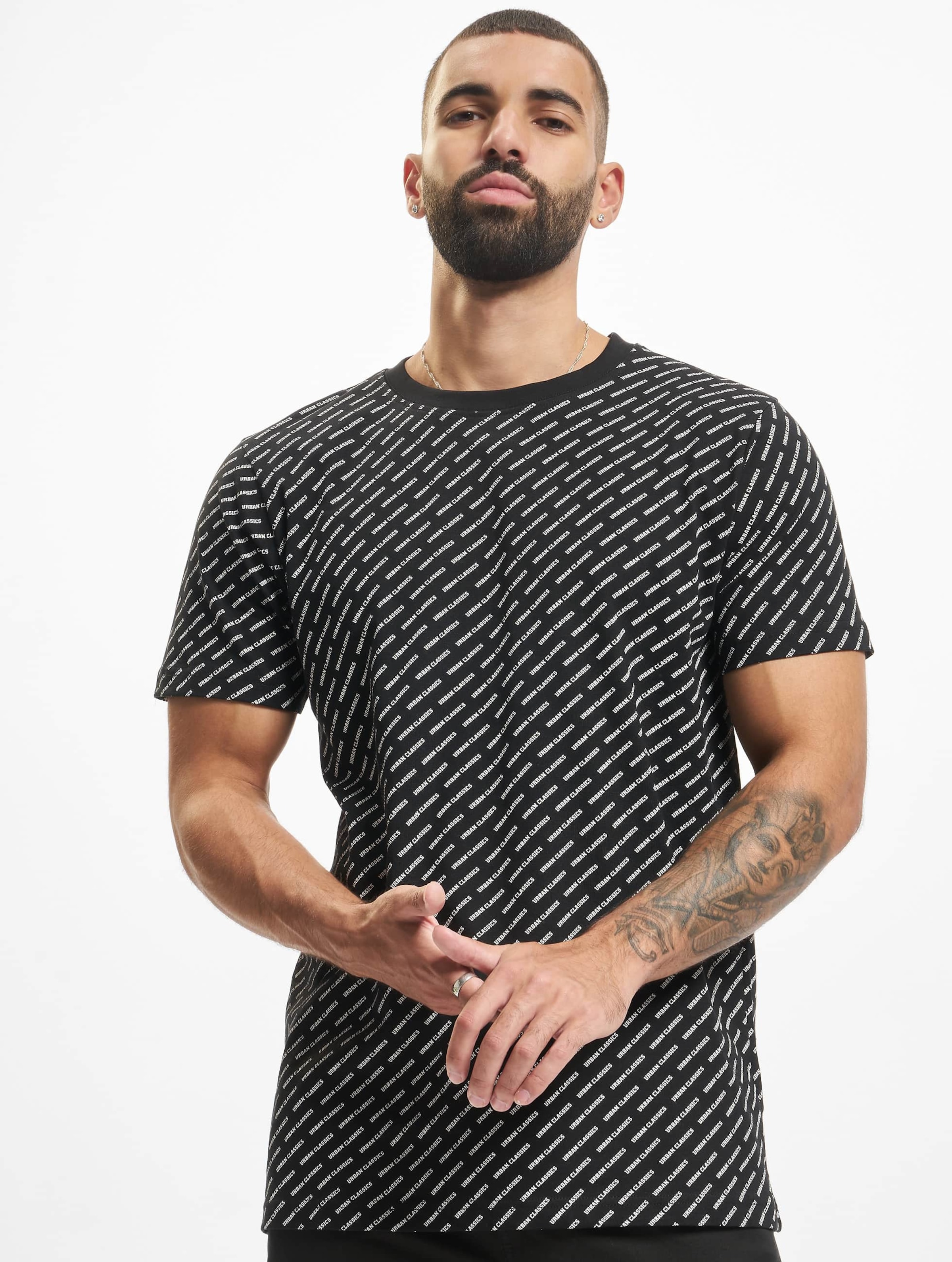 Urban Classics Allover Logo Tee