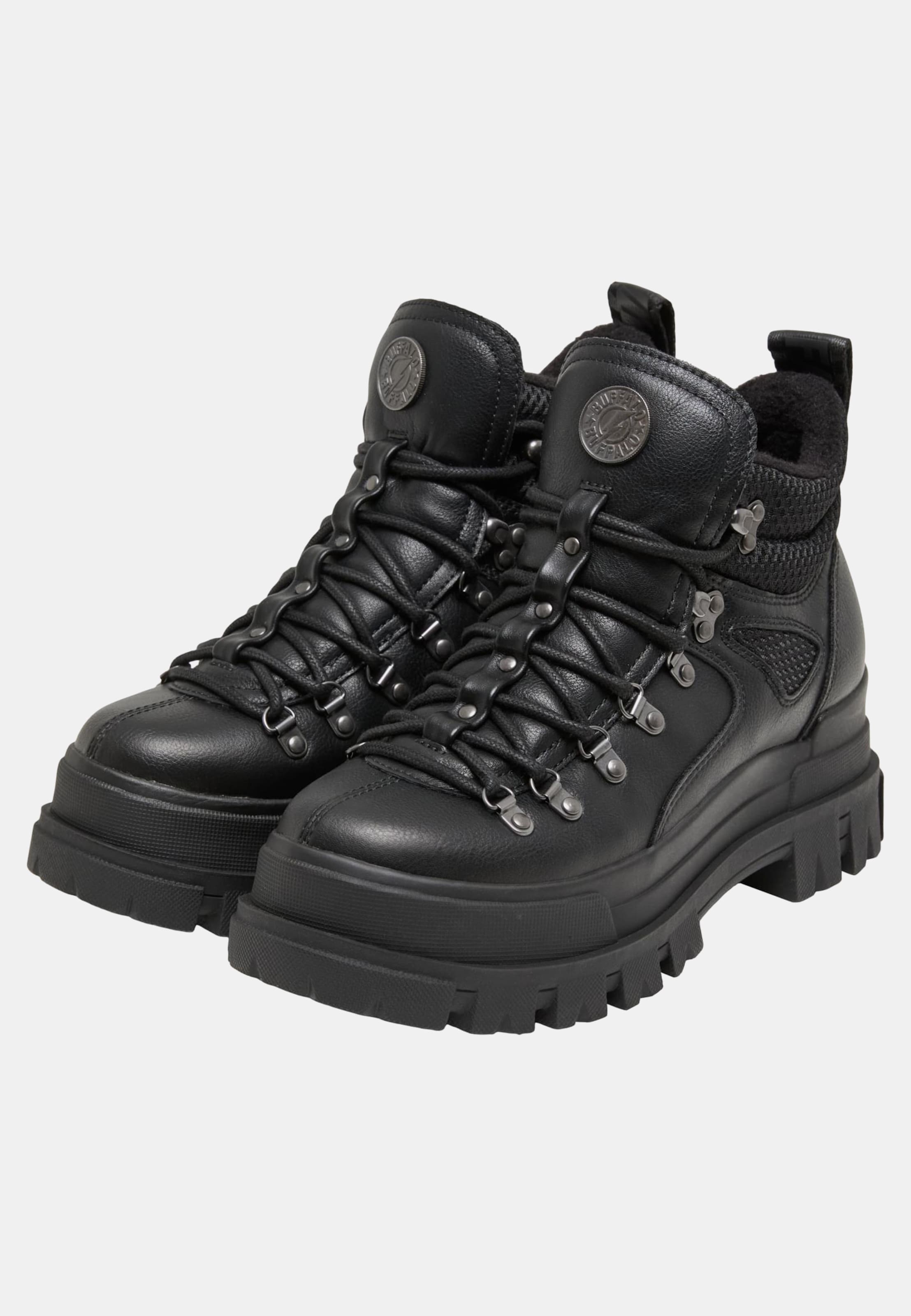 Buffalo ASPHA LACE UP HIKE - VEGAN NUBUCK/MESH