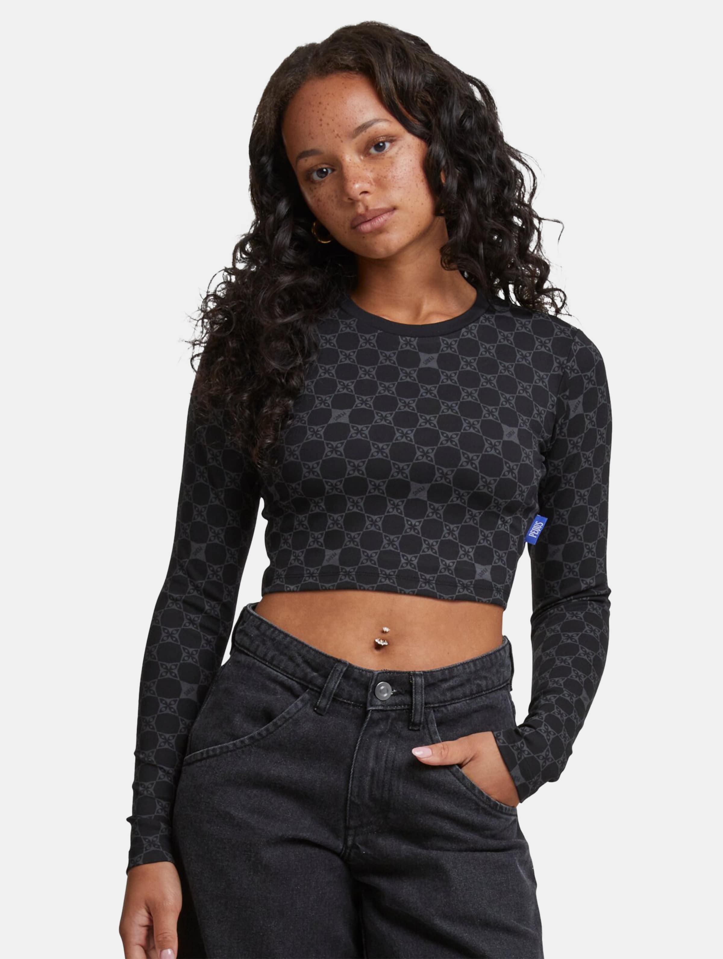 PEQUS Cropped Aether Monogramm Longsleeve
