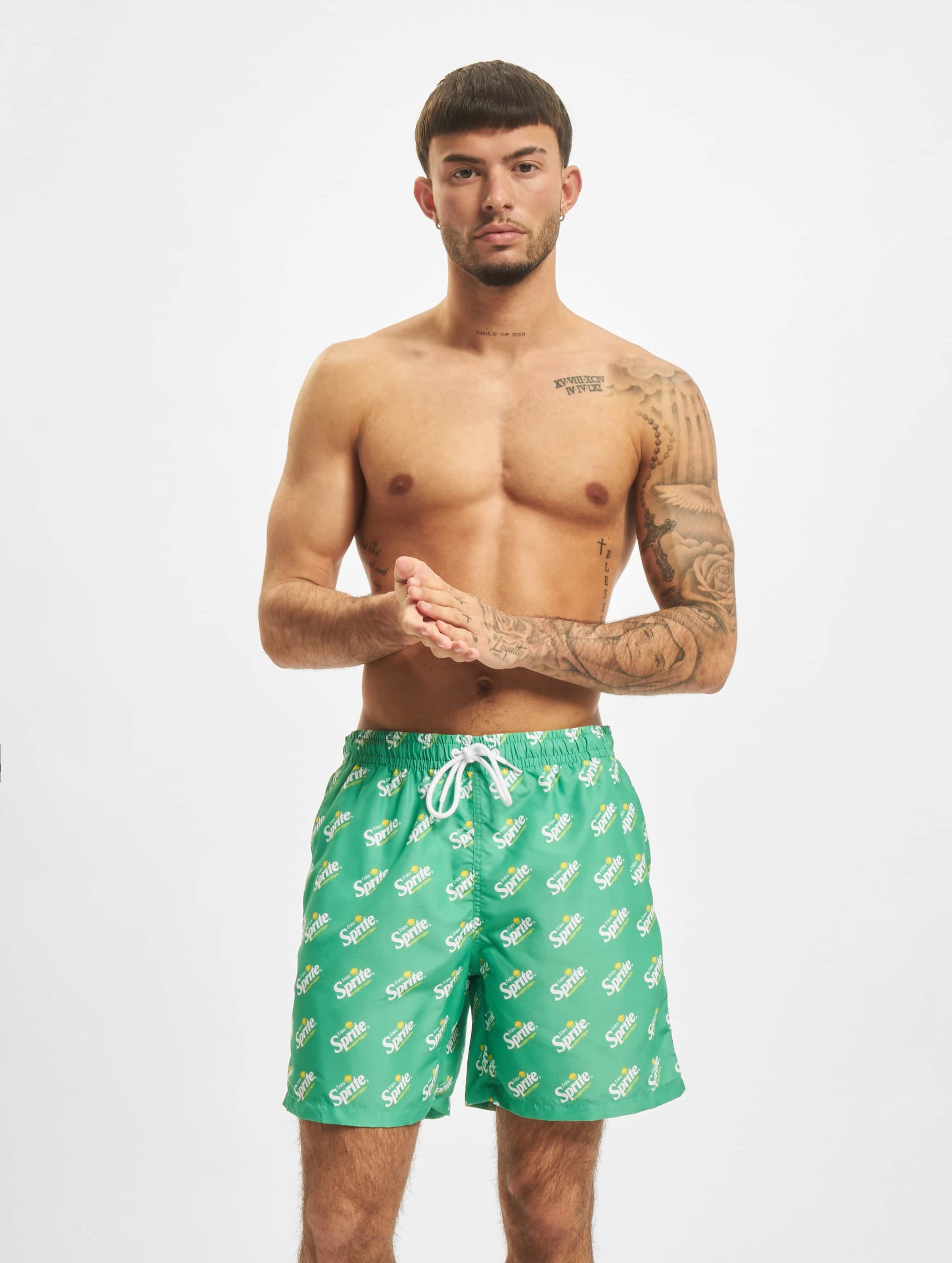 Merchcode Sprite Logo AOP Swimshorts