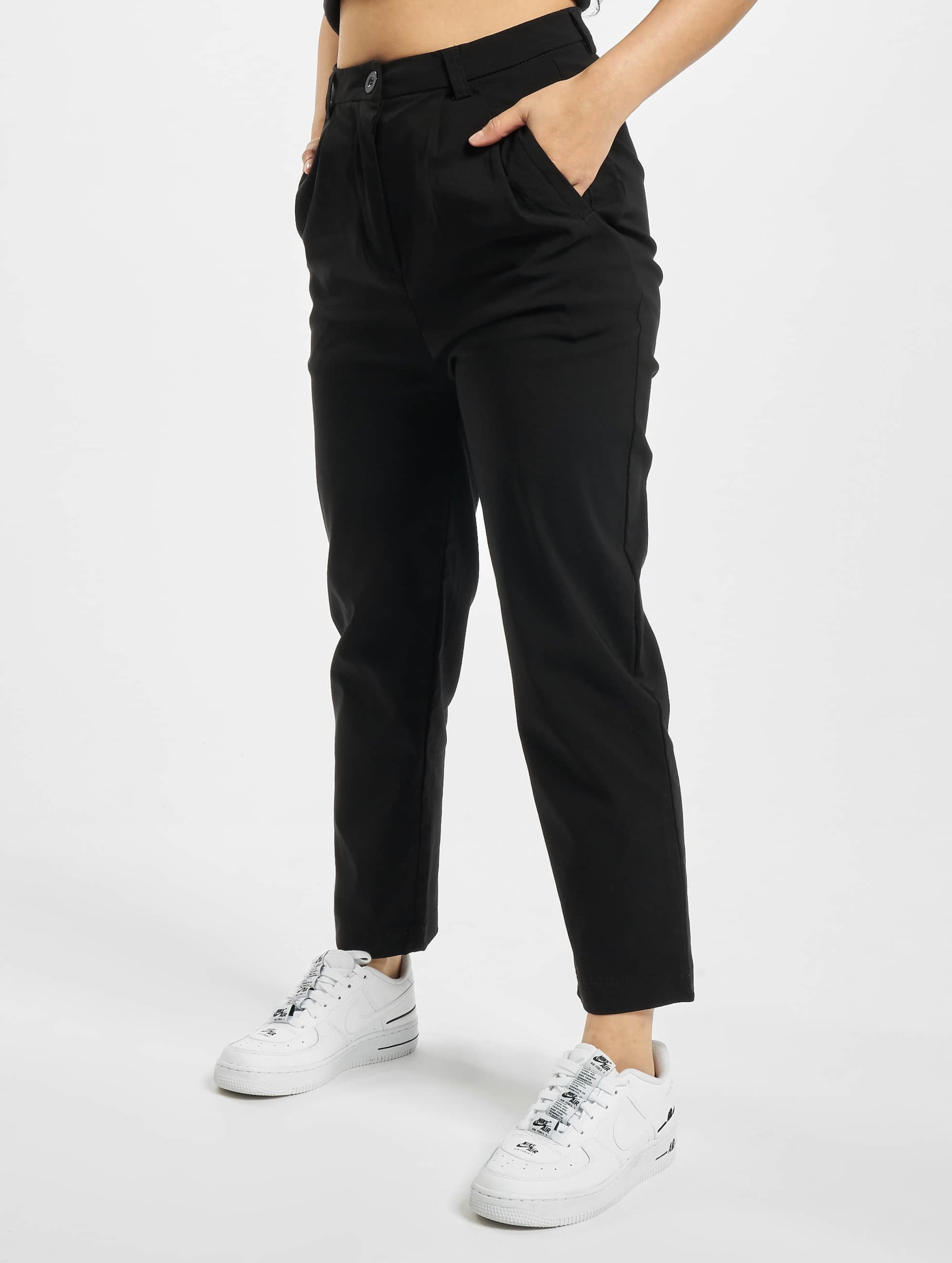 Urban Classics Ladies High Waist Cropped Pants