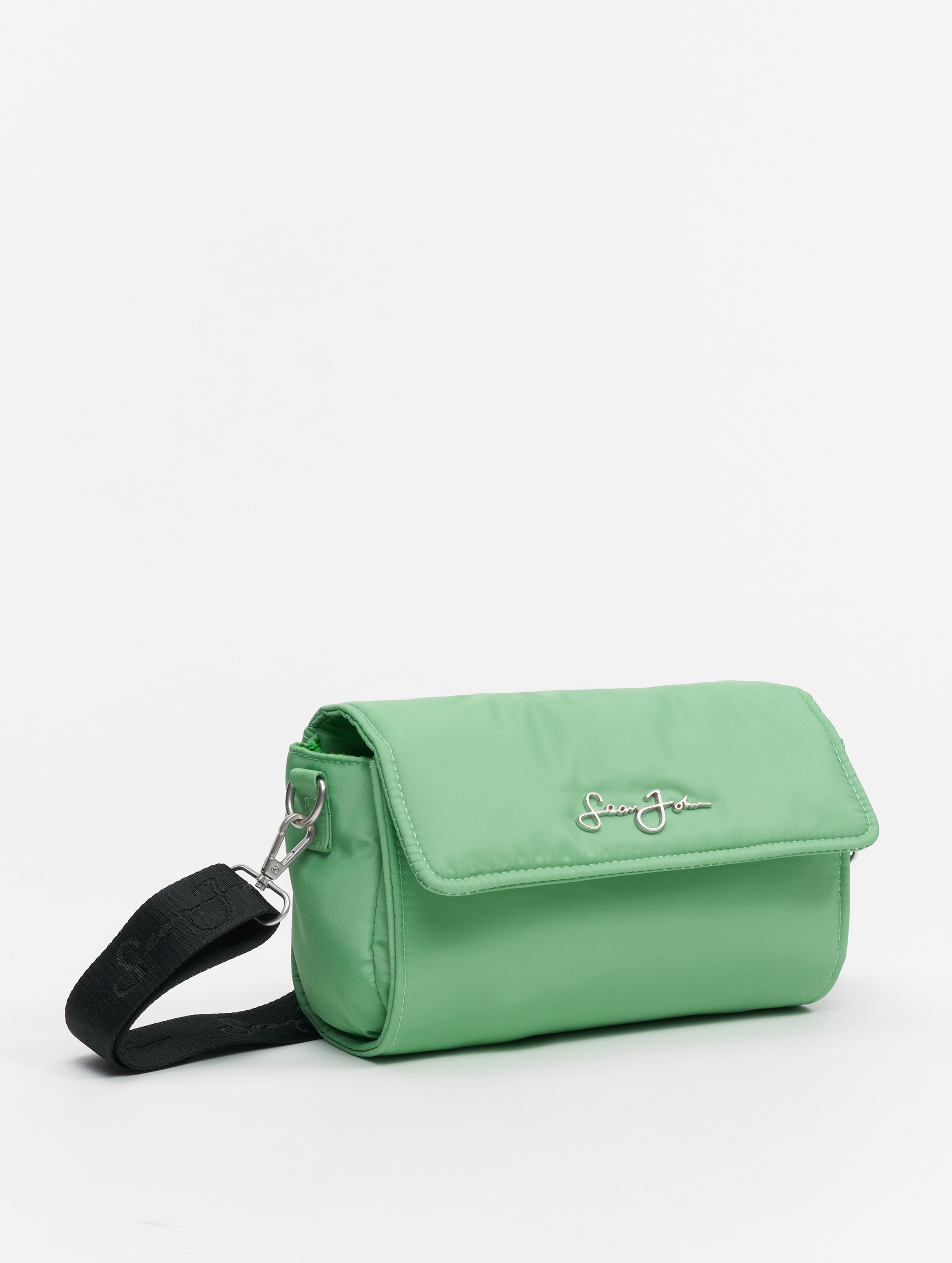 Sean John Script Logo Padded Cross Shoulder Bag