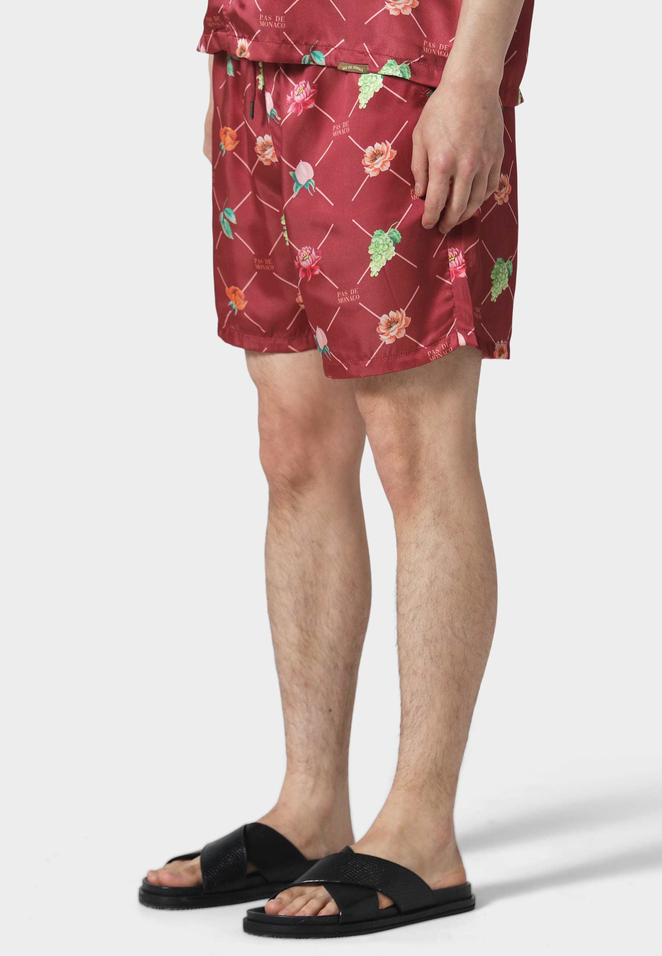 Pas De Monaco FRUIT MONOGRAM SHORTS