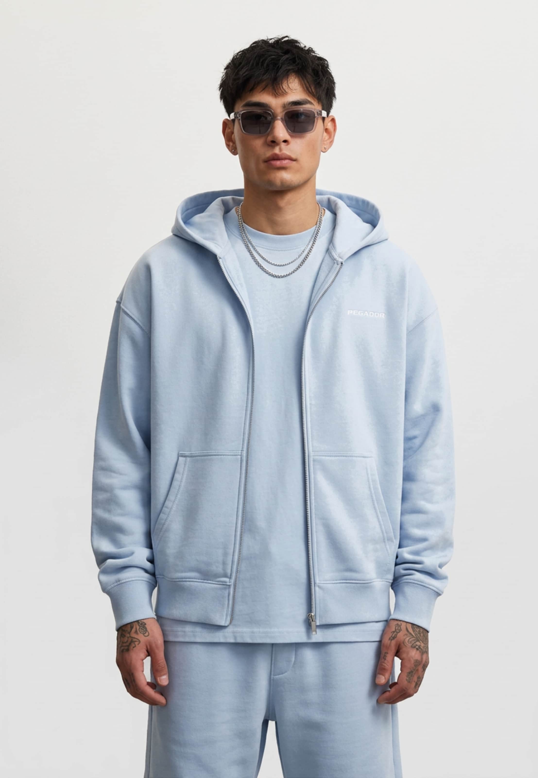 PEGADOR Logo Oversized Sweat Jacket