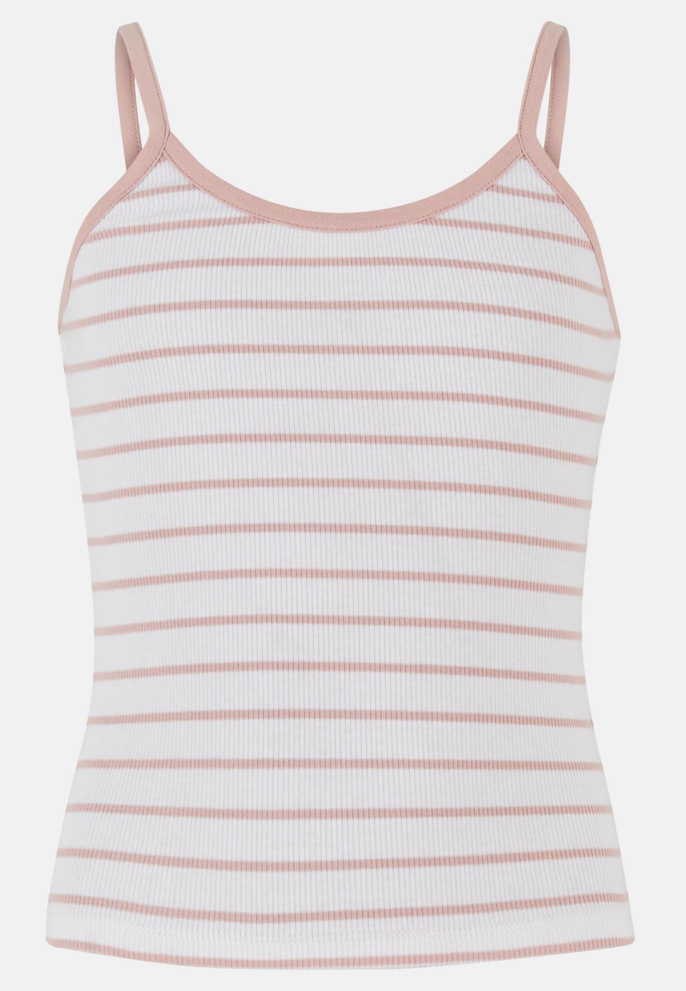 Urban Classics Girls Striped Rib Basic Top