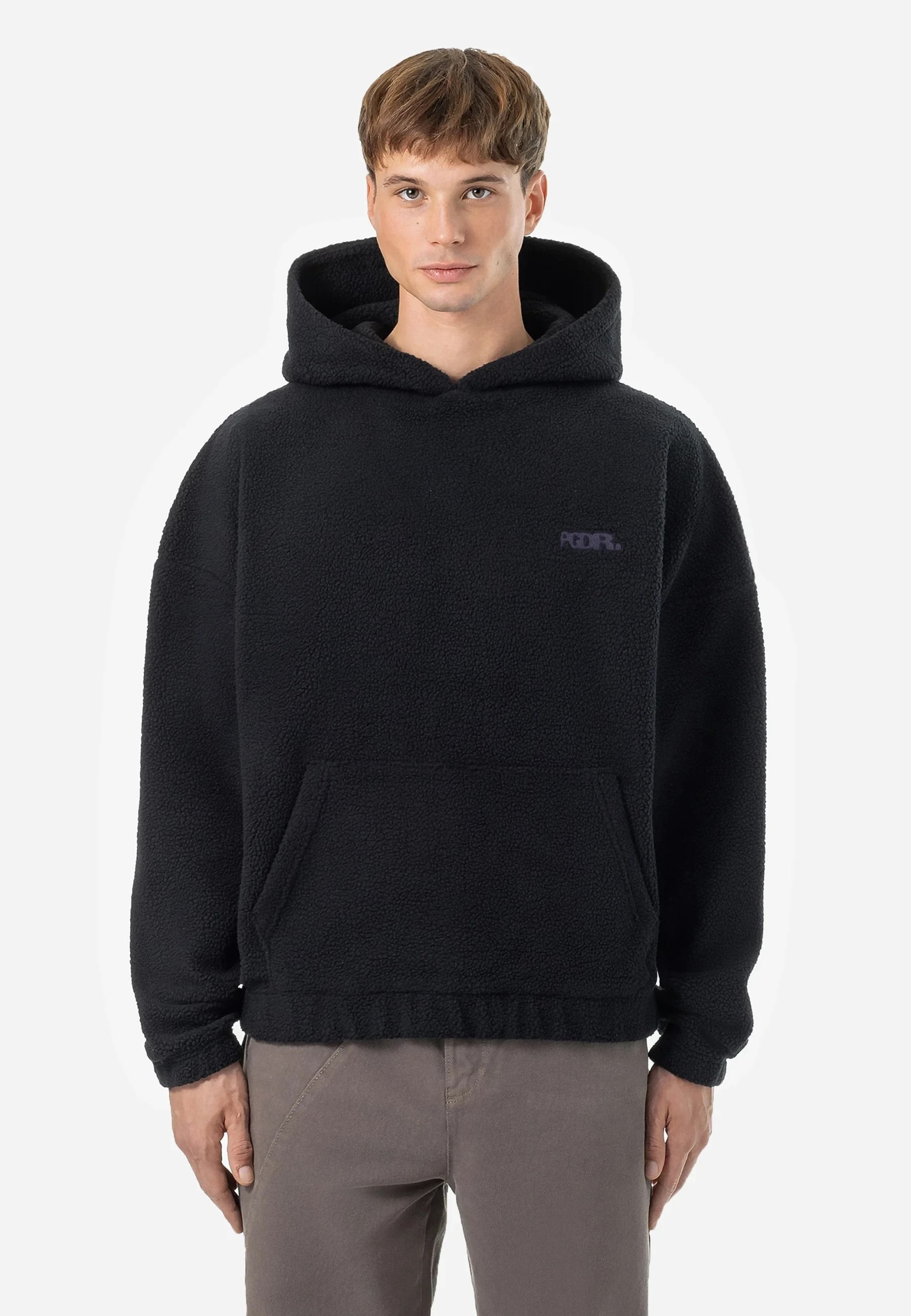 PEGADOR Baye Boxy Fleece Hoodie
