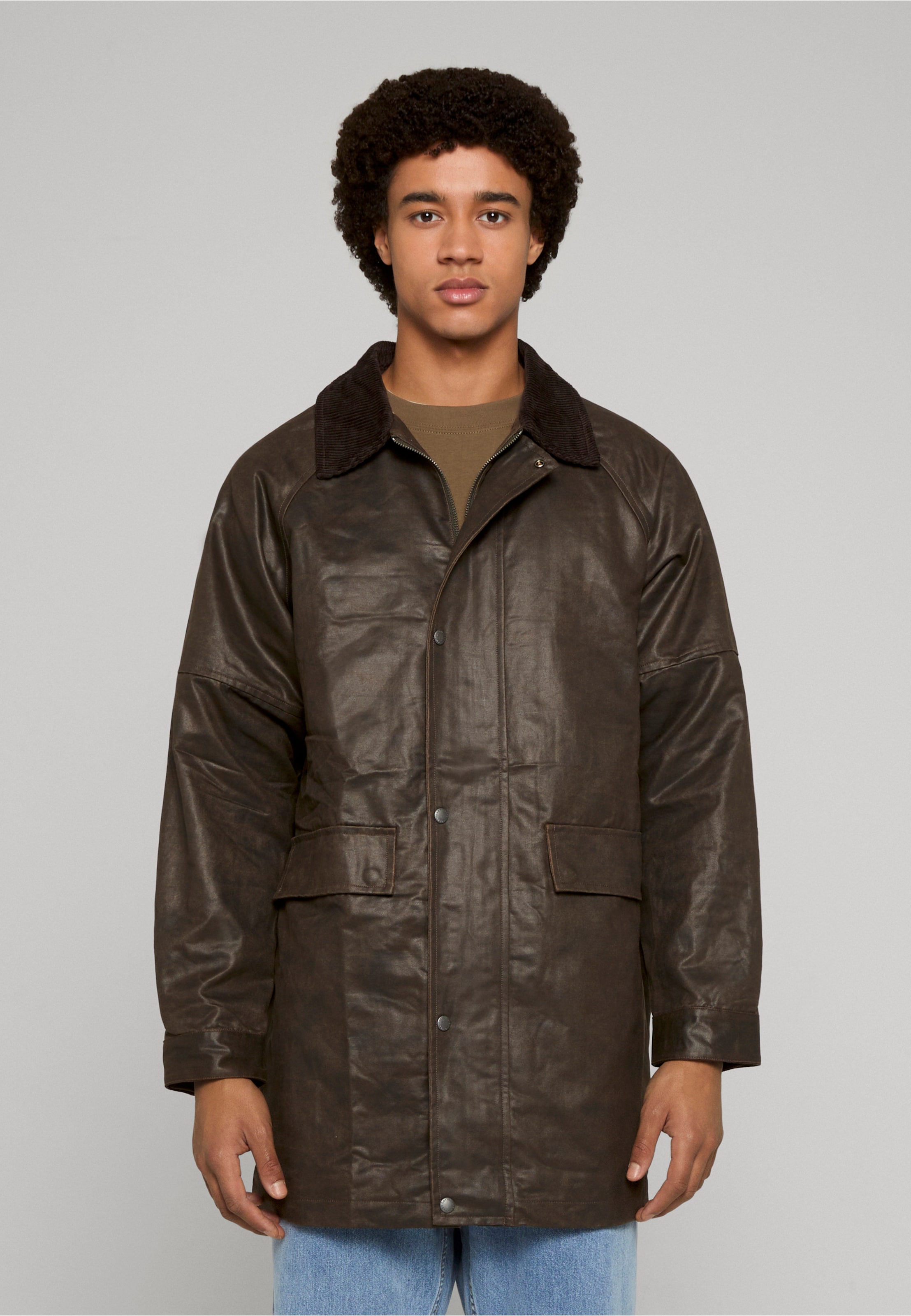 Another Cotton Lab Long Waxed Coat