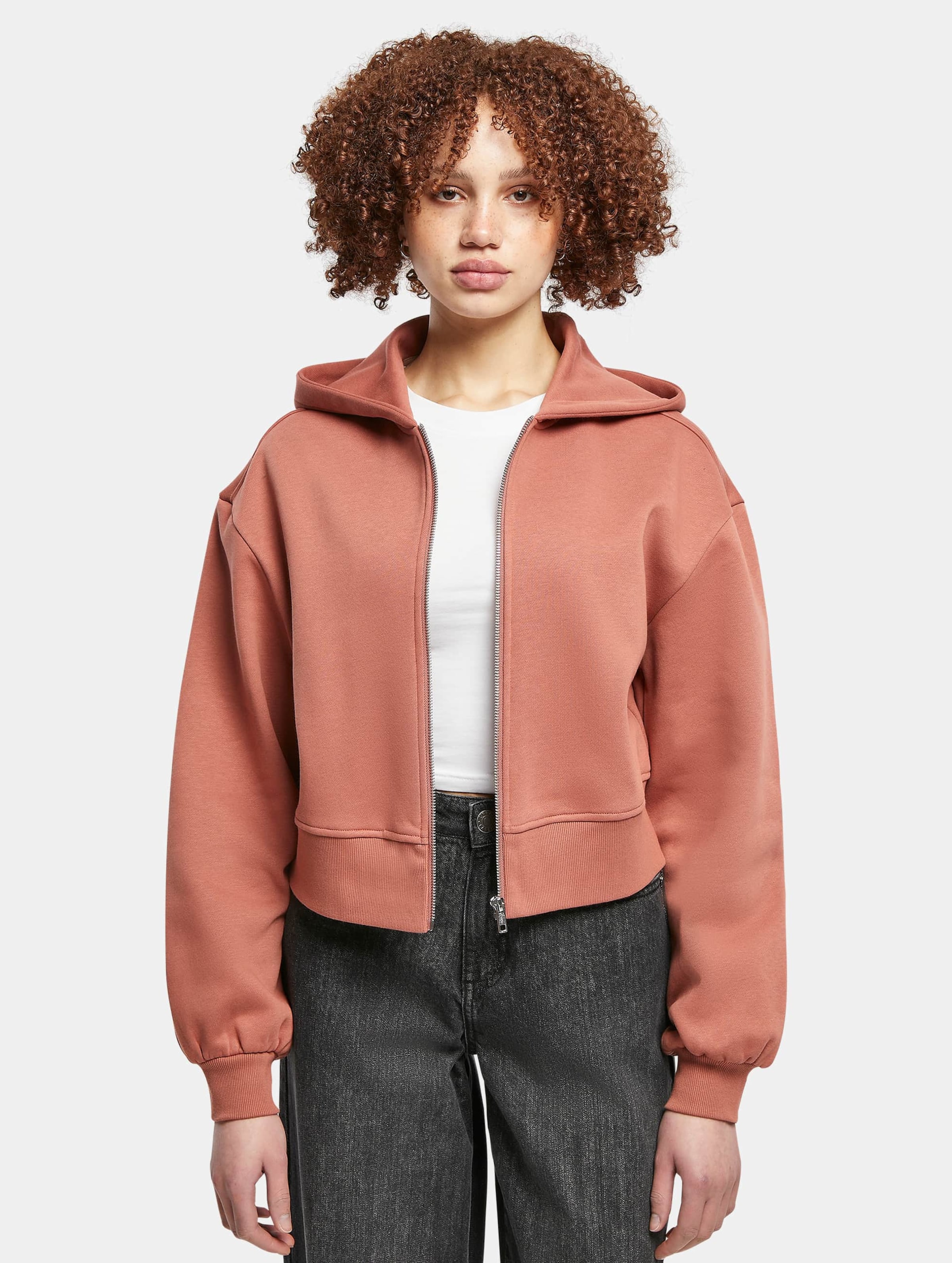 Urban Classics Ladies Short Oversized Zip Jacket
