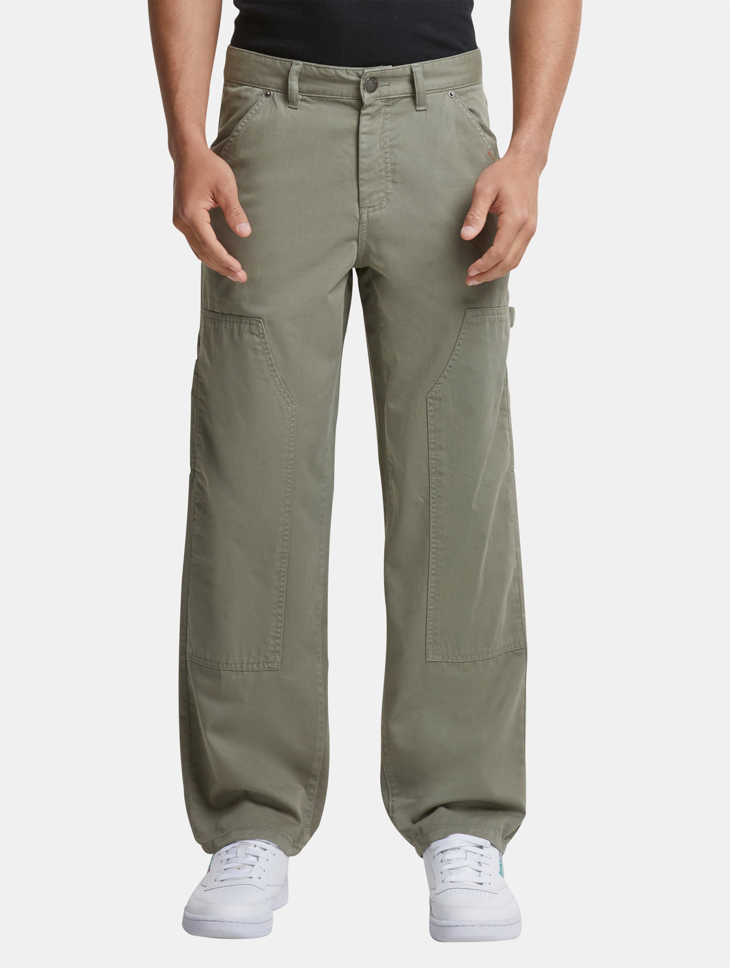 Urban Classics Twill Double Knee Stoffhosen