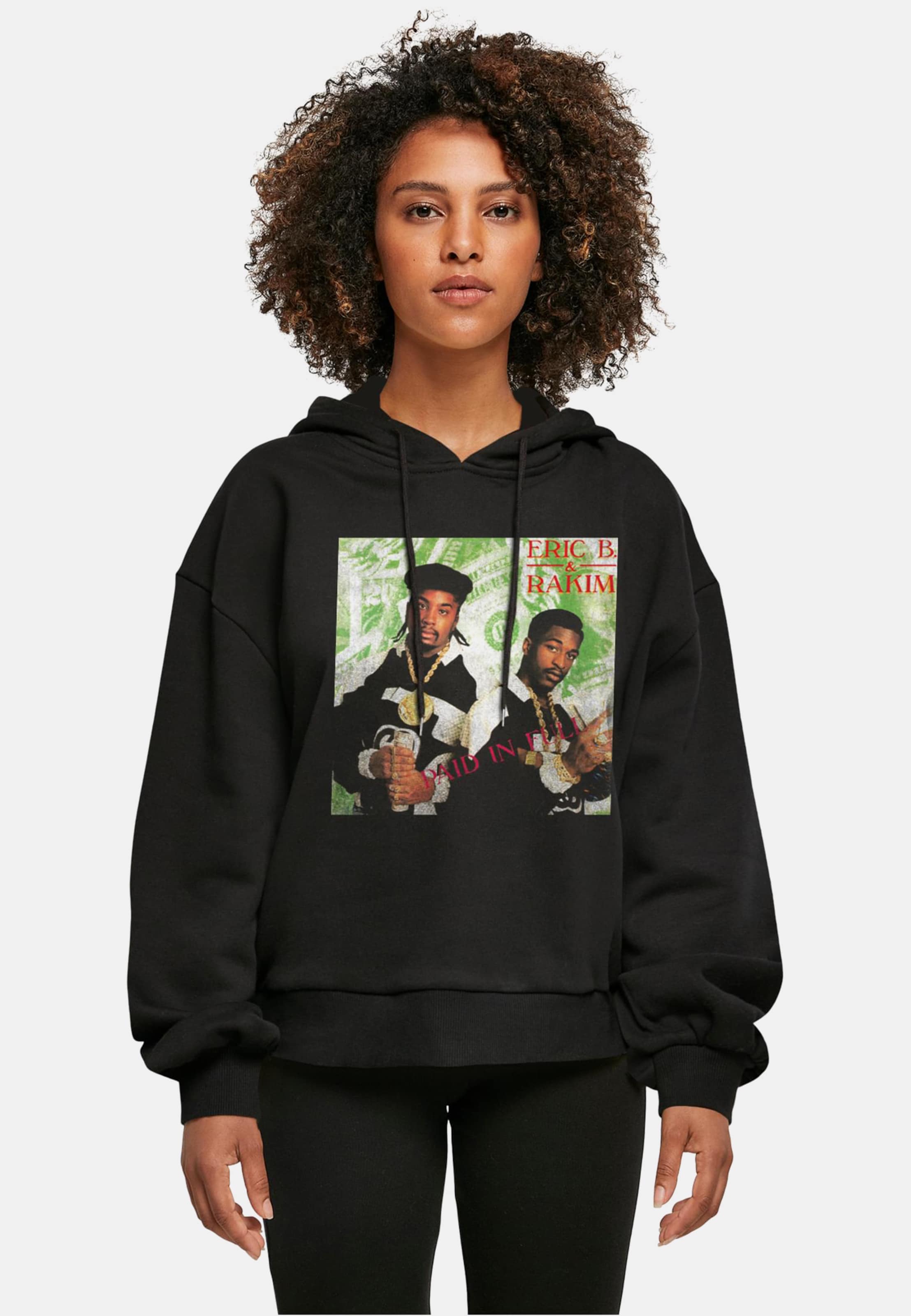 Merchcode Ladies Eric B & Rakim - Paid in full Organic Oversized Hoody