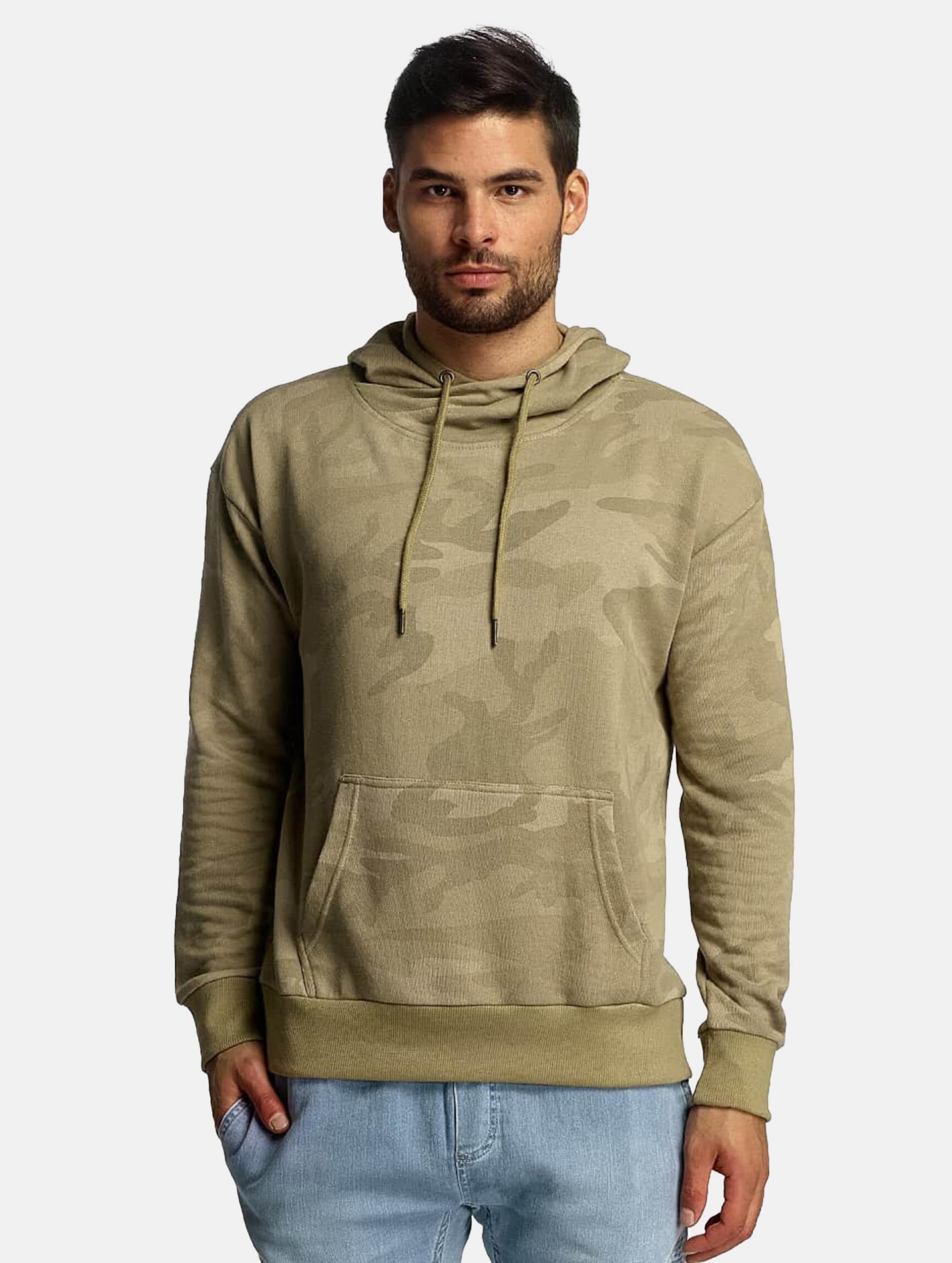 Urban Classics High Neck Camo Hoody