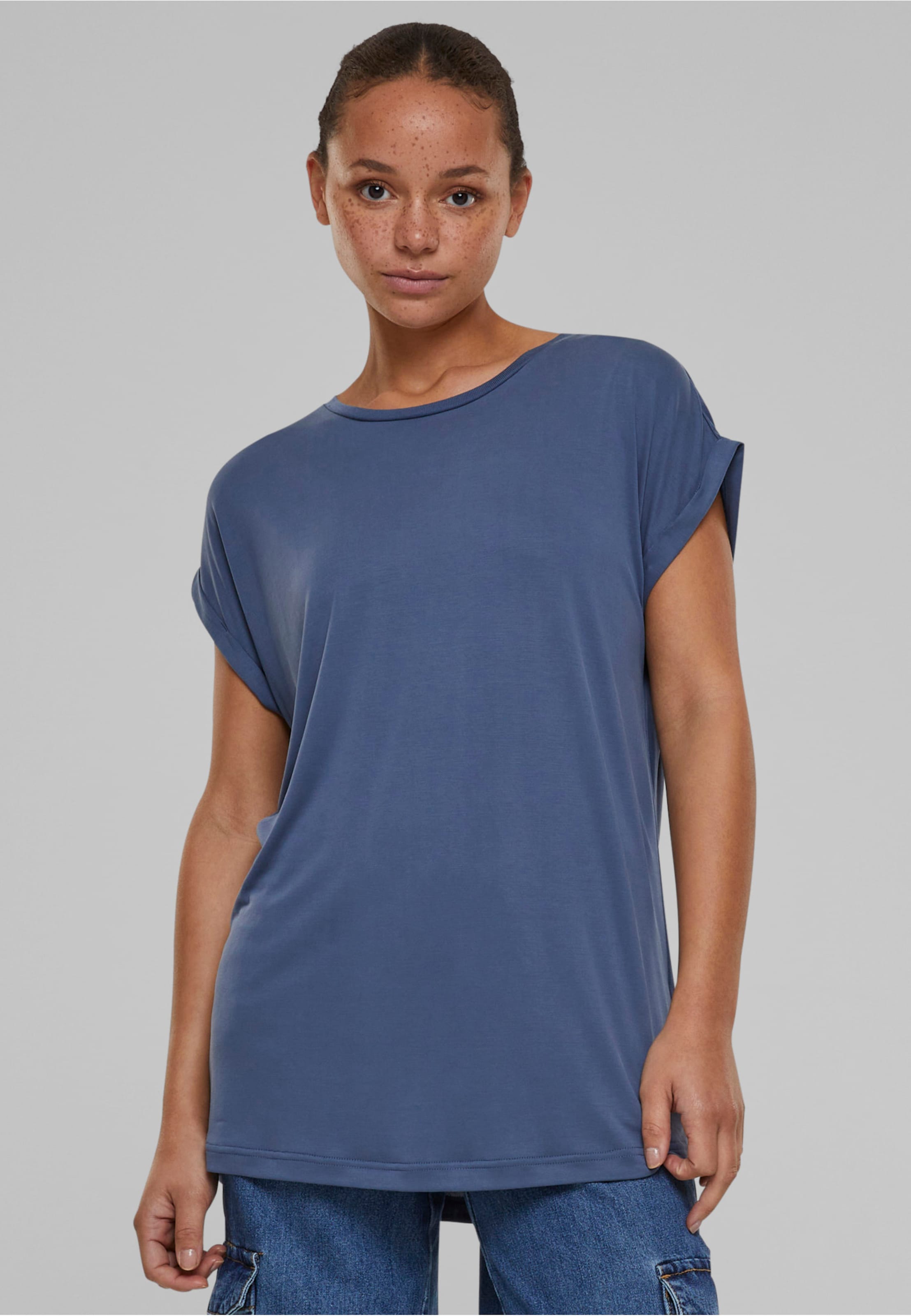 Urban Classics Ladies Modal Extended Shoulder Tee