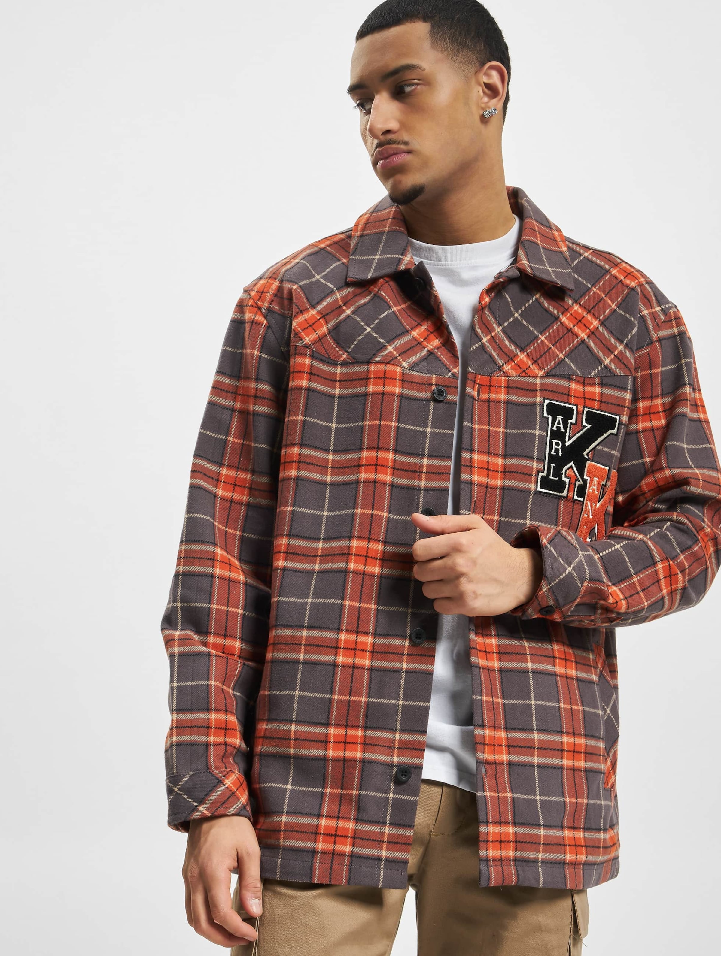 Karl Kani KK Chest Signature Heavy Flannel Overshirt