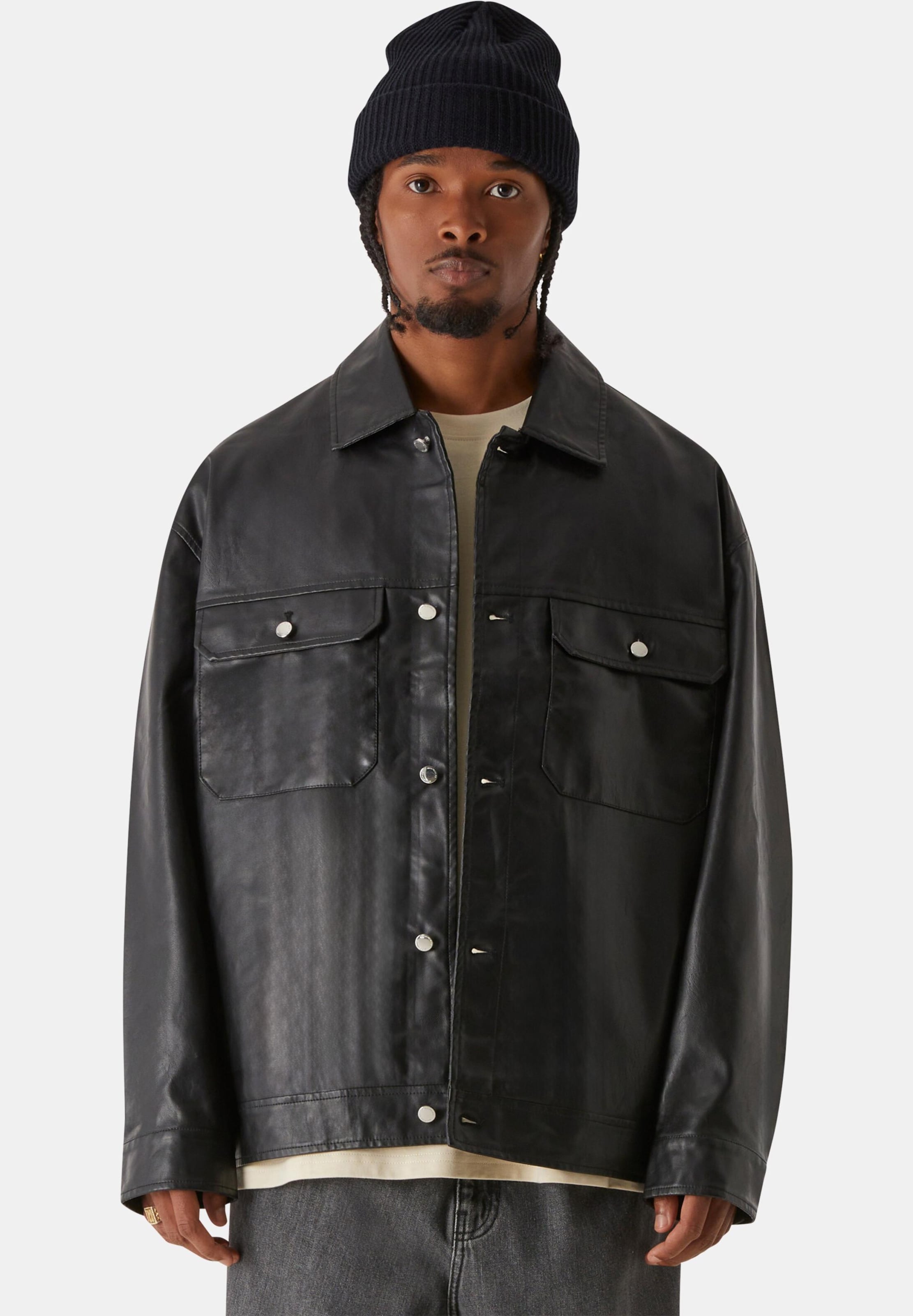 MJ Gonzales IMITATION LEATHER JACKET