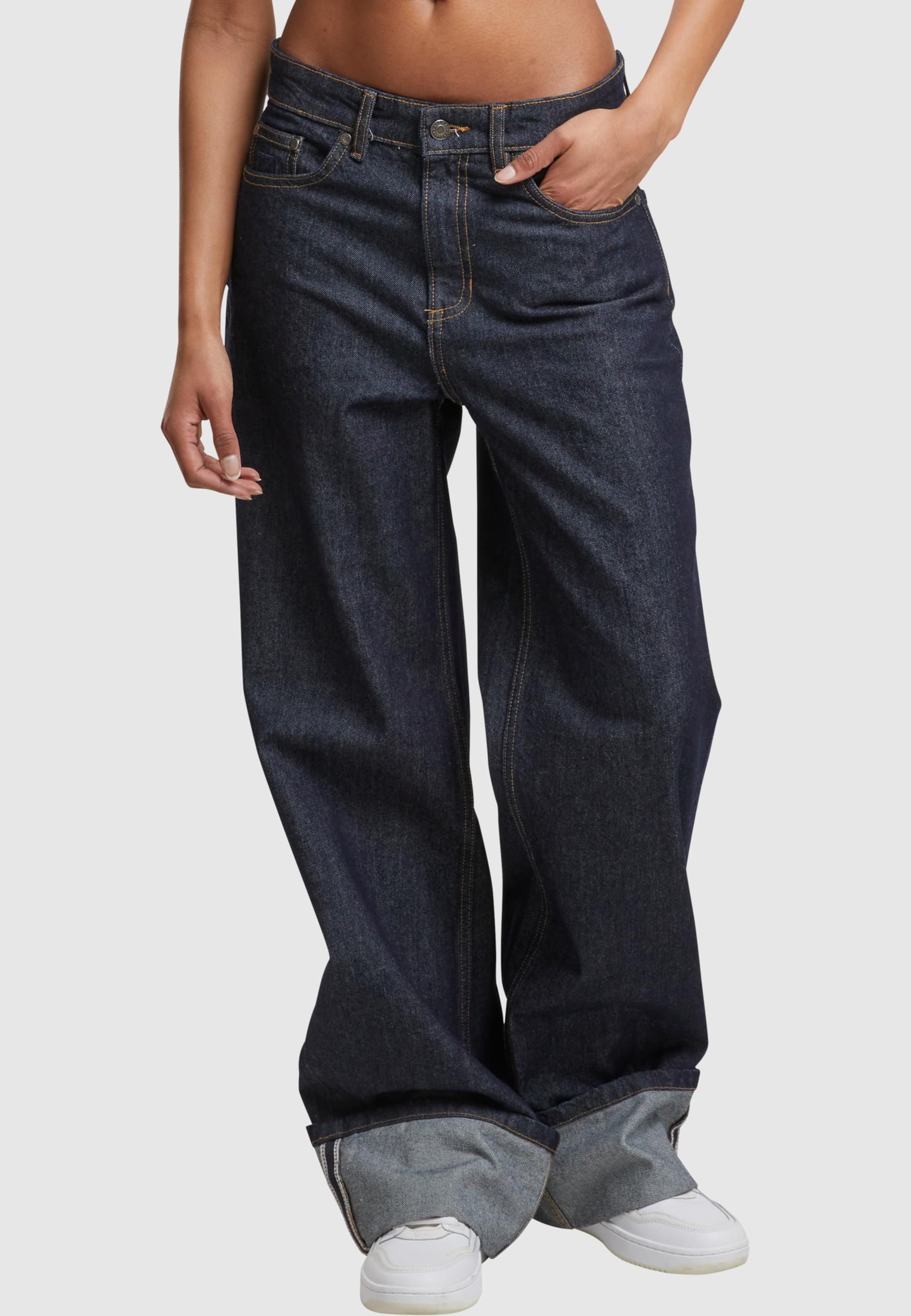 Karl Kani Signature Rinsed Straight Leg Denim Pants