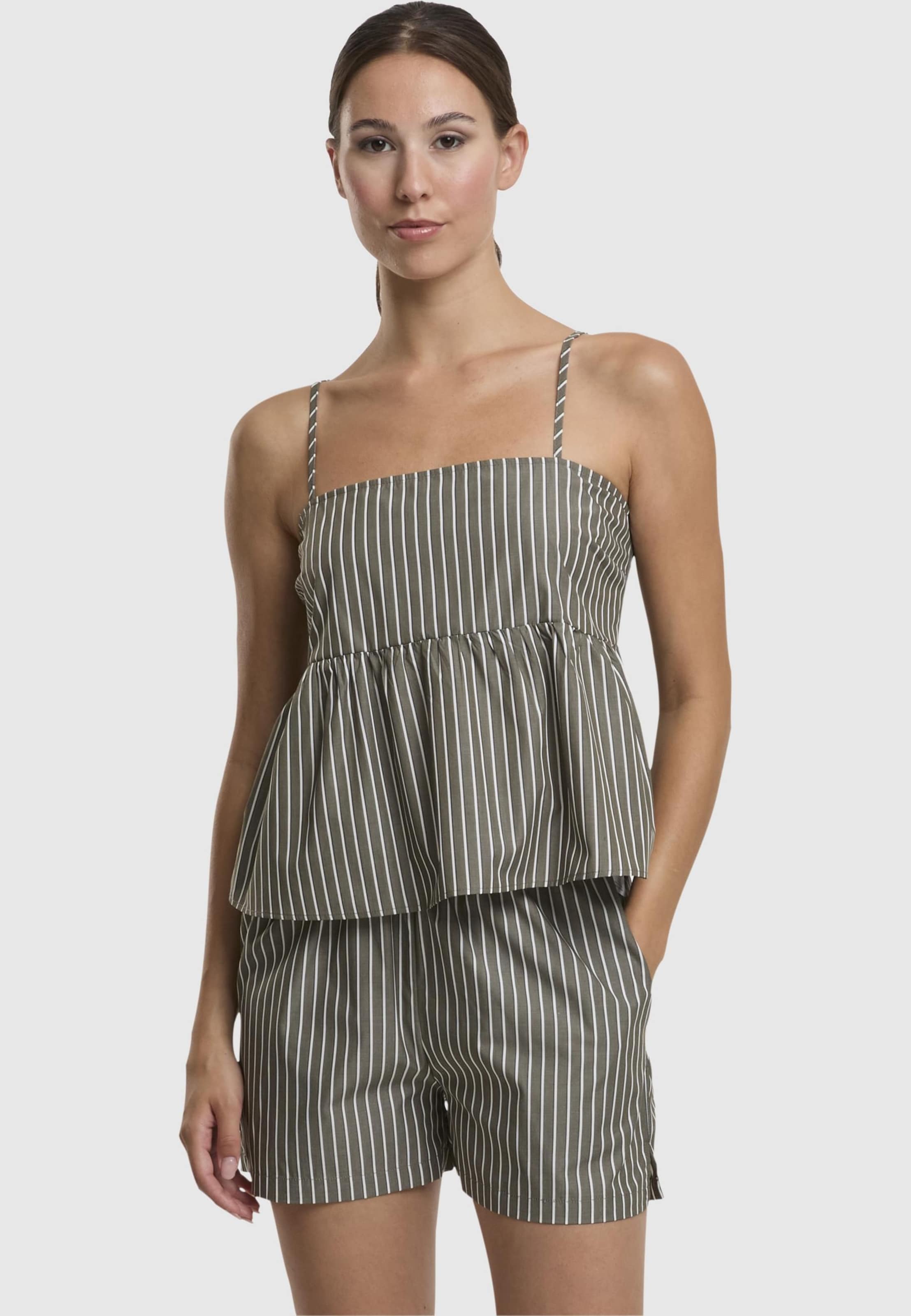 Urban Classics Ladies Striped Cotton Cami Top