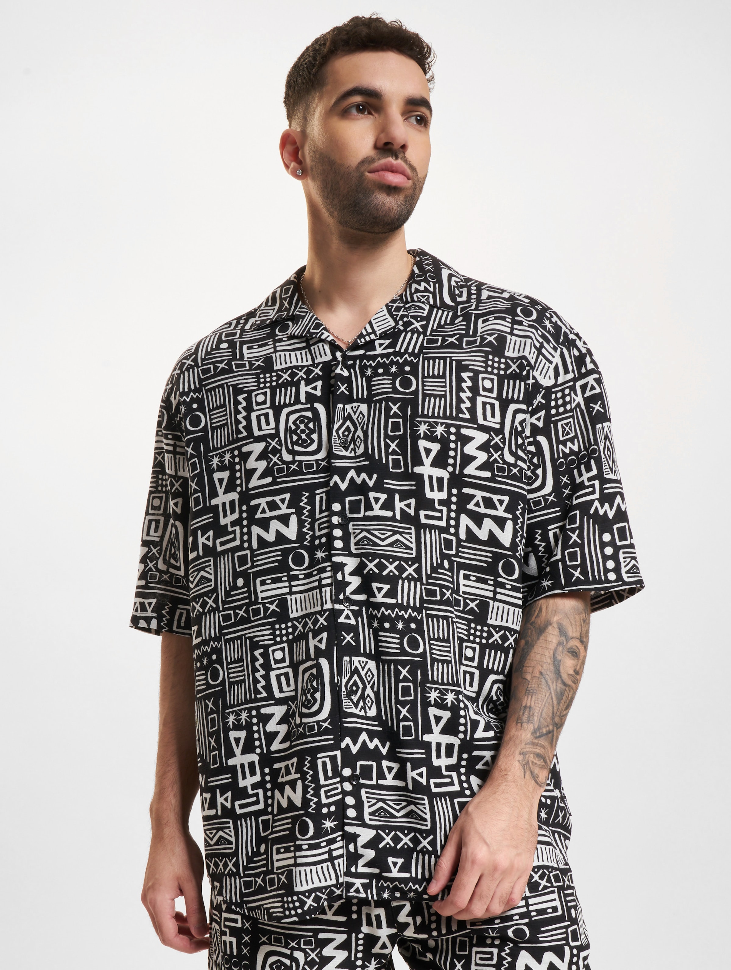Only & Sons Bold Life RLX Visc Linen AOP Shirt