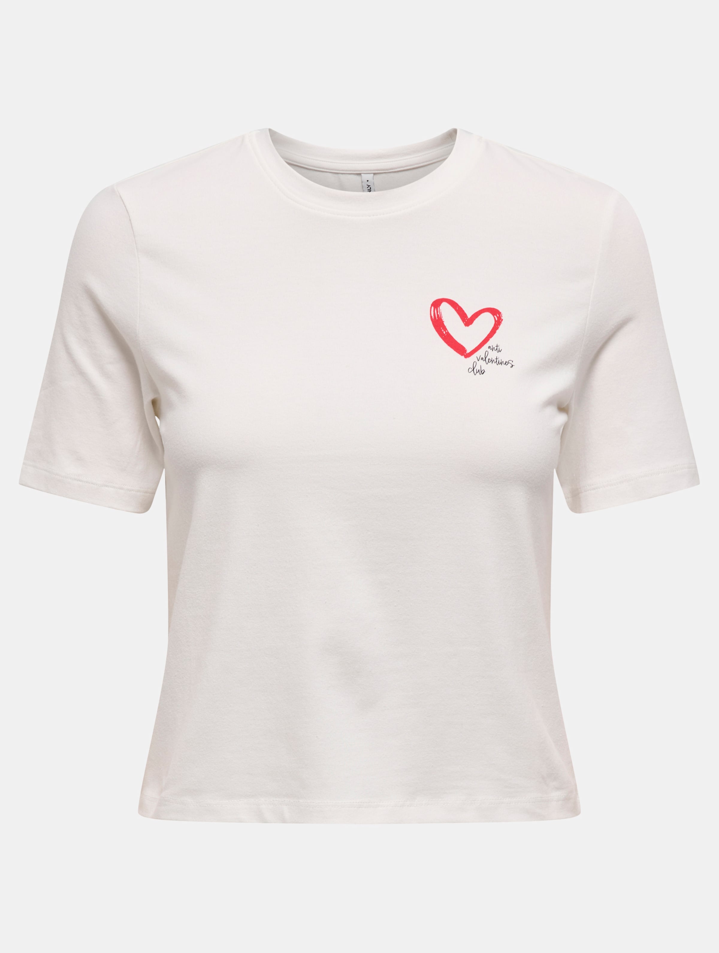 Only ONLVALLIE LIFE S/S LOVE TOP BOX JRS