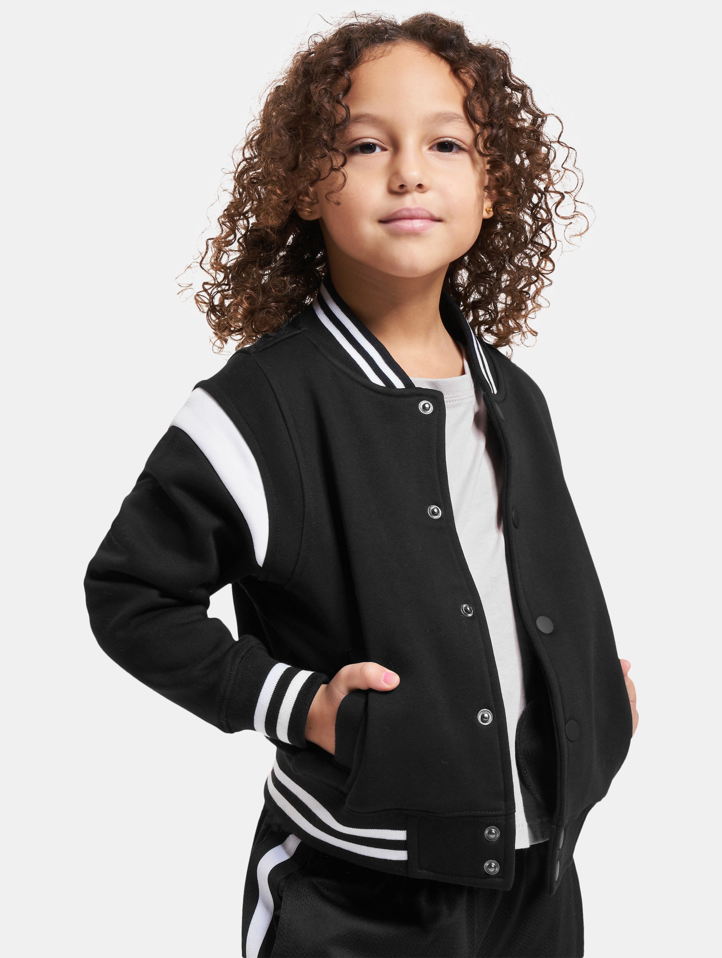 Urban Classics Boys Inset College Sweat Jacket