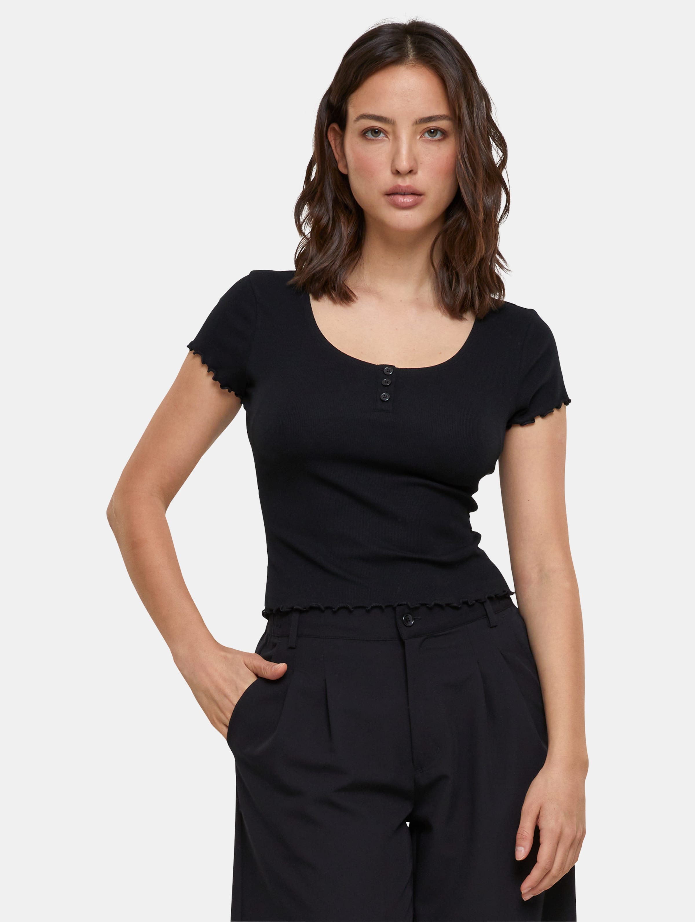 Urban Classics Ladies Rib Babylock Tee