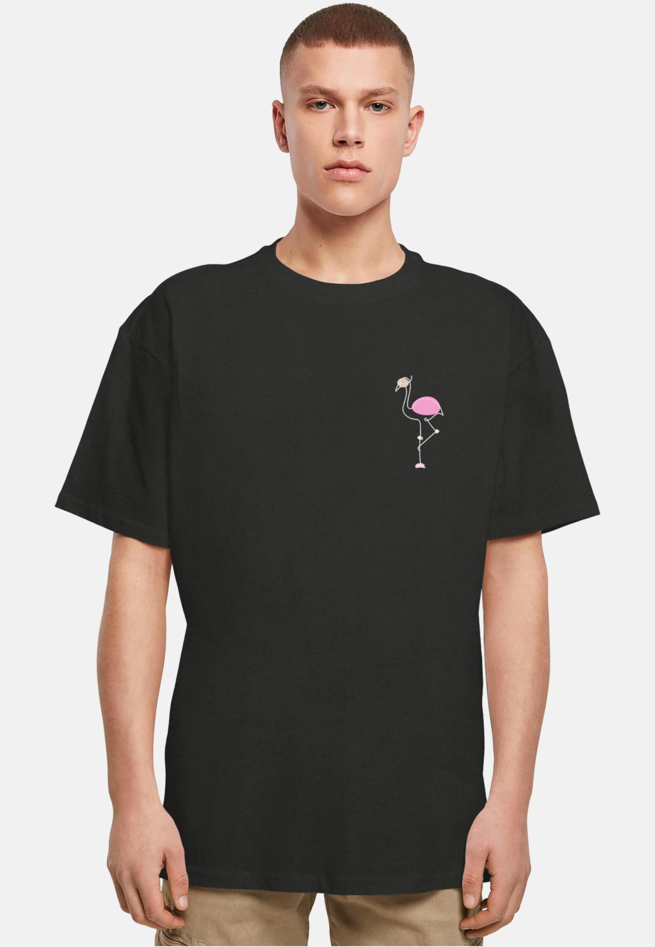 Merchcode POD Flamingo Heavy Oversize Tee