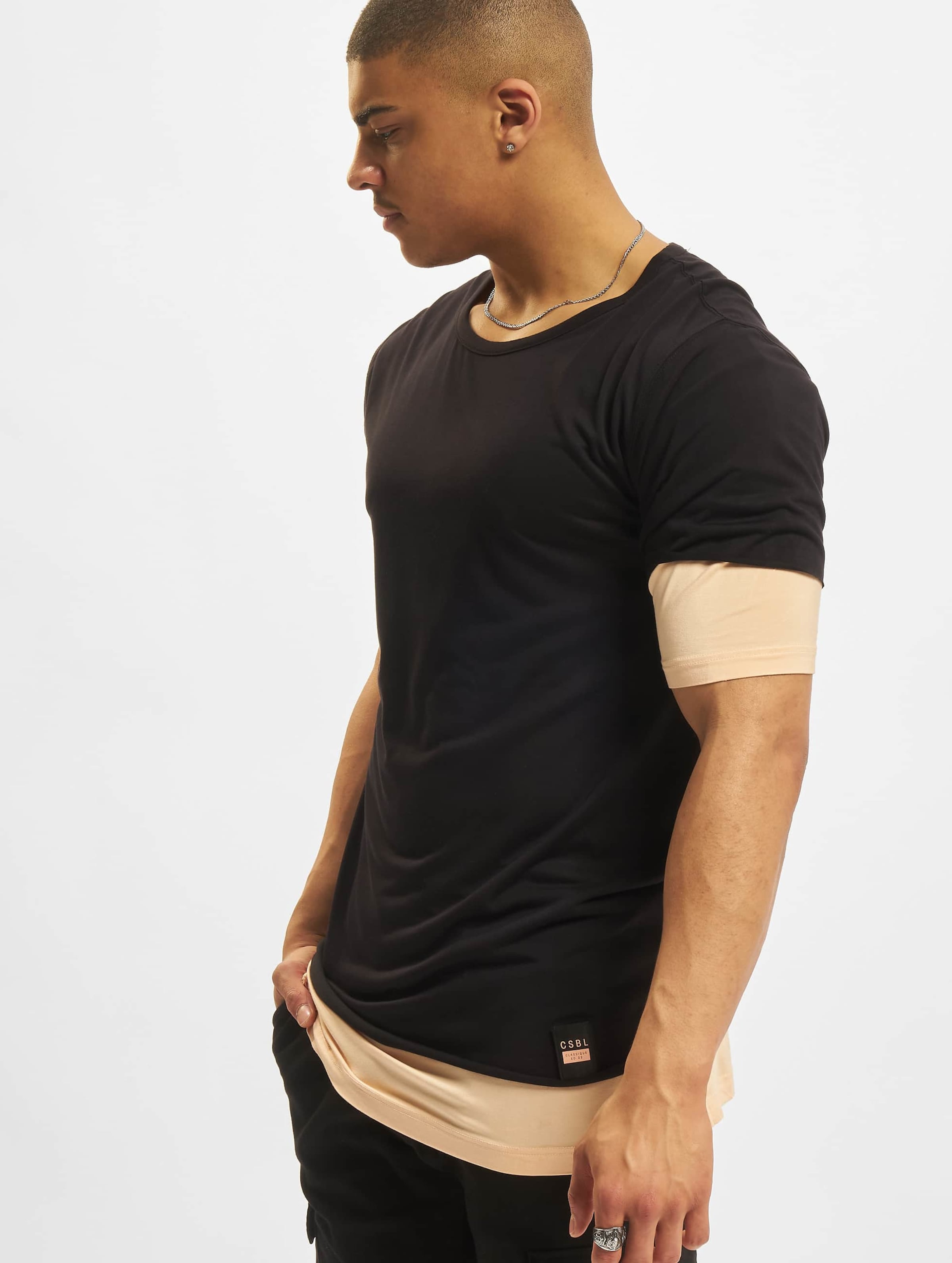 Cayler & Sons Deuces Long Layer V2 T-Shirt Black/Pale