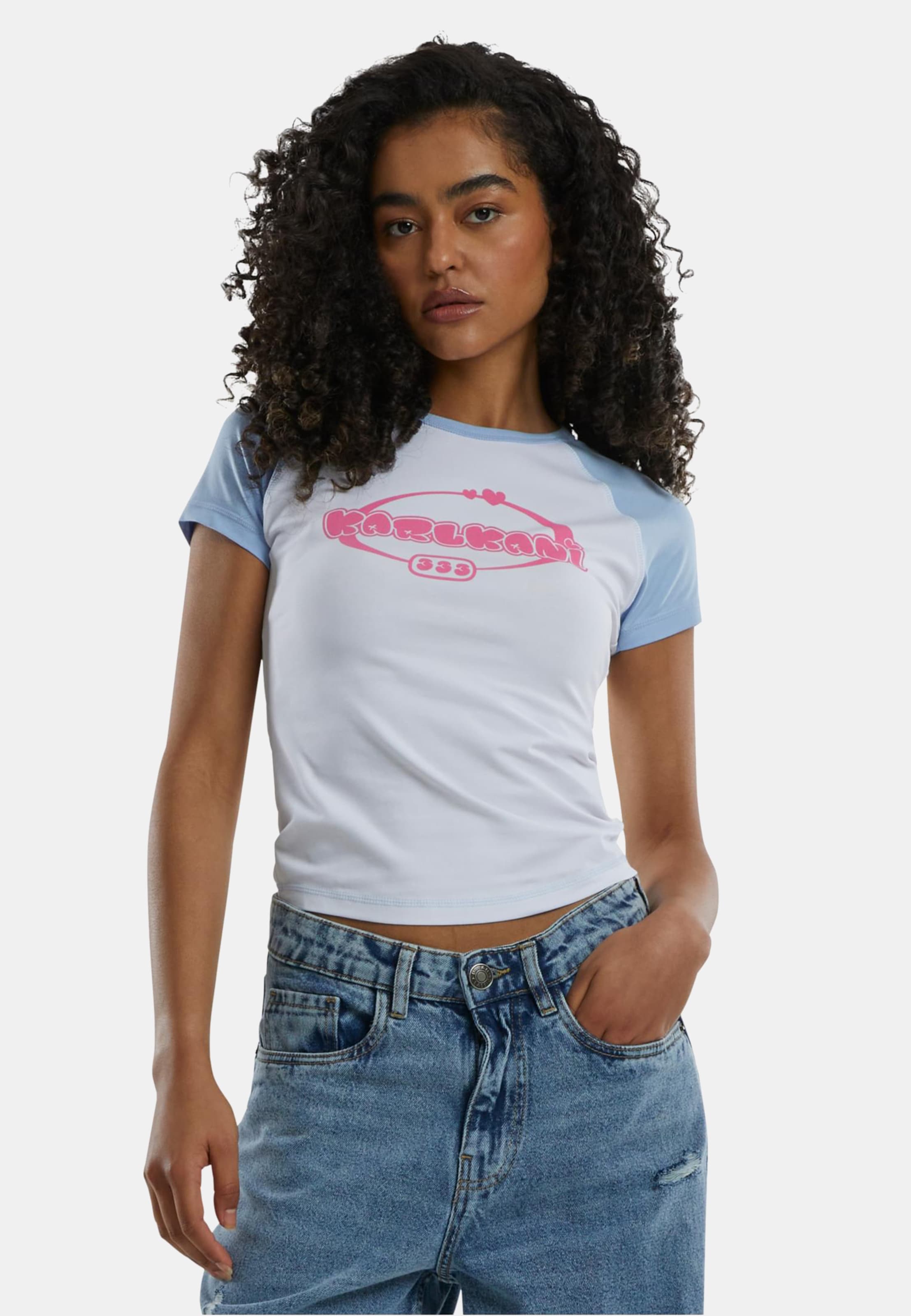 Karl Kani Woven Signature Kk Heart Tiny Tee