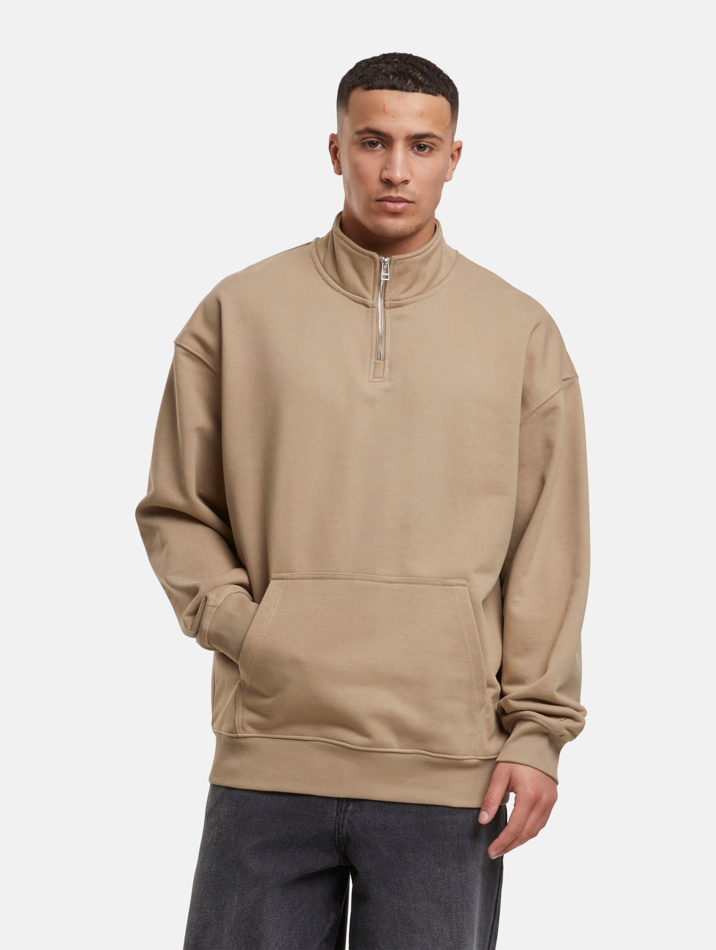 DEF Zipper Crewneck