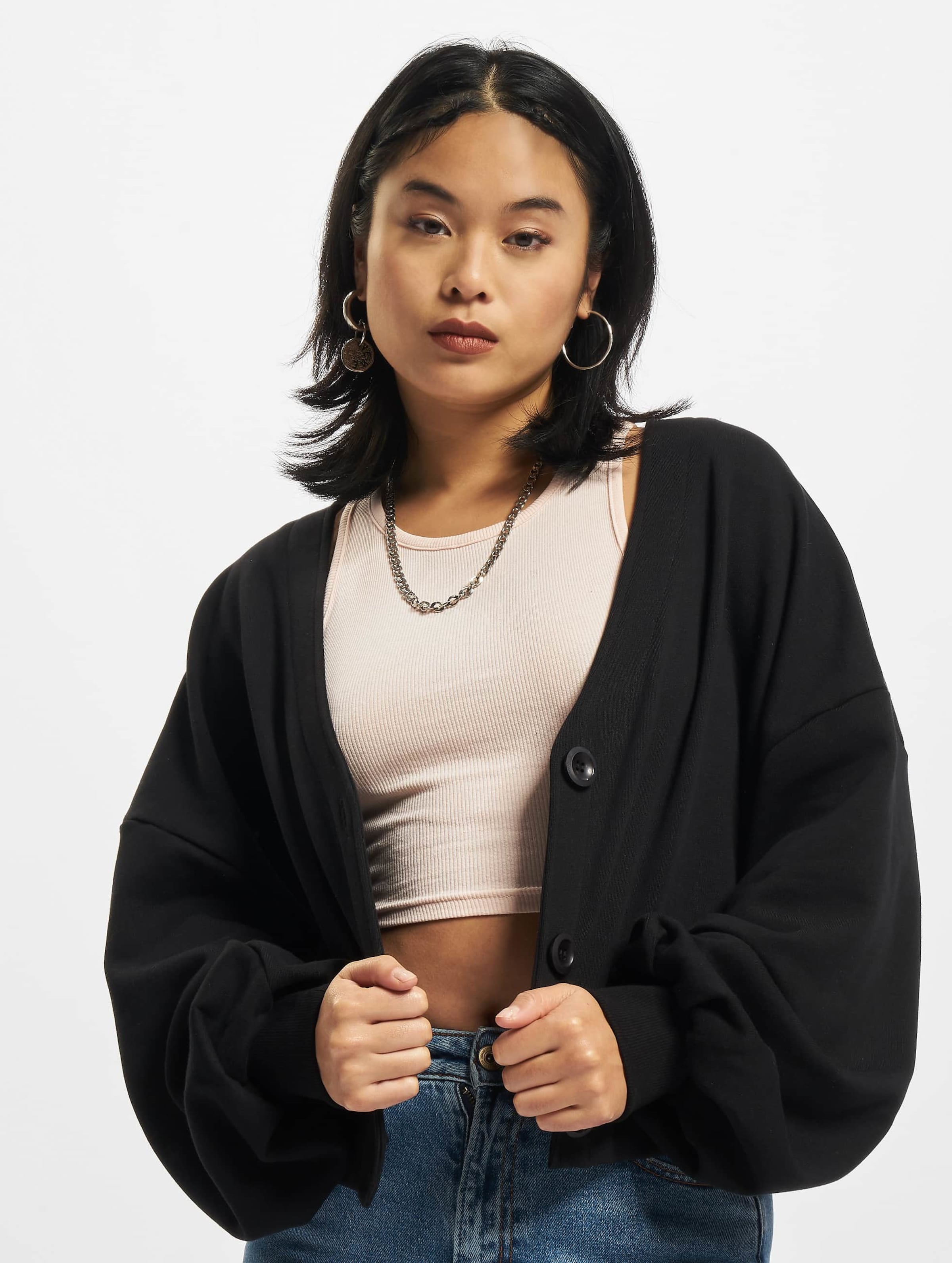 Urban Classics Ladies Organic Oversized Short Terry Cardigan