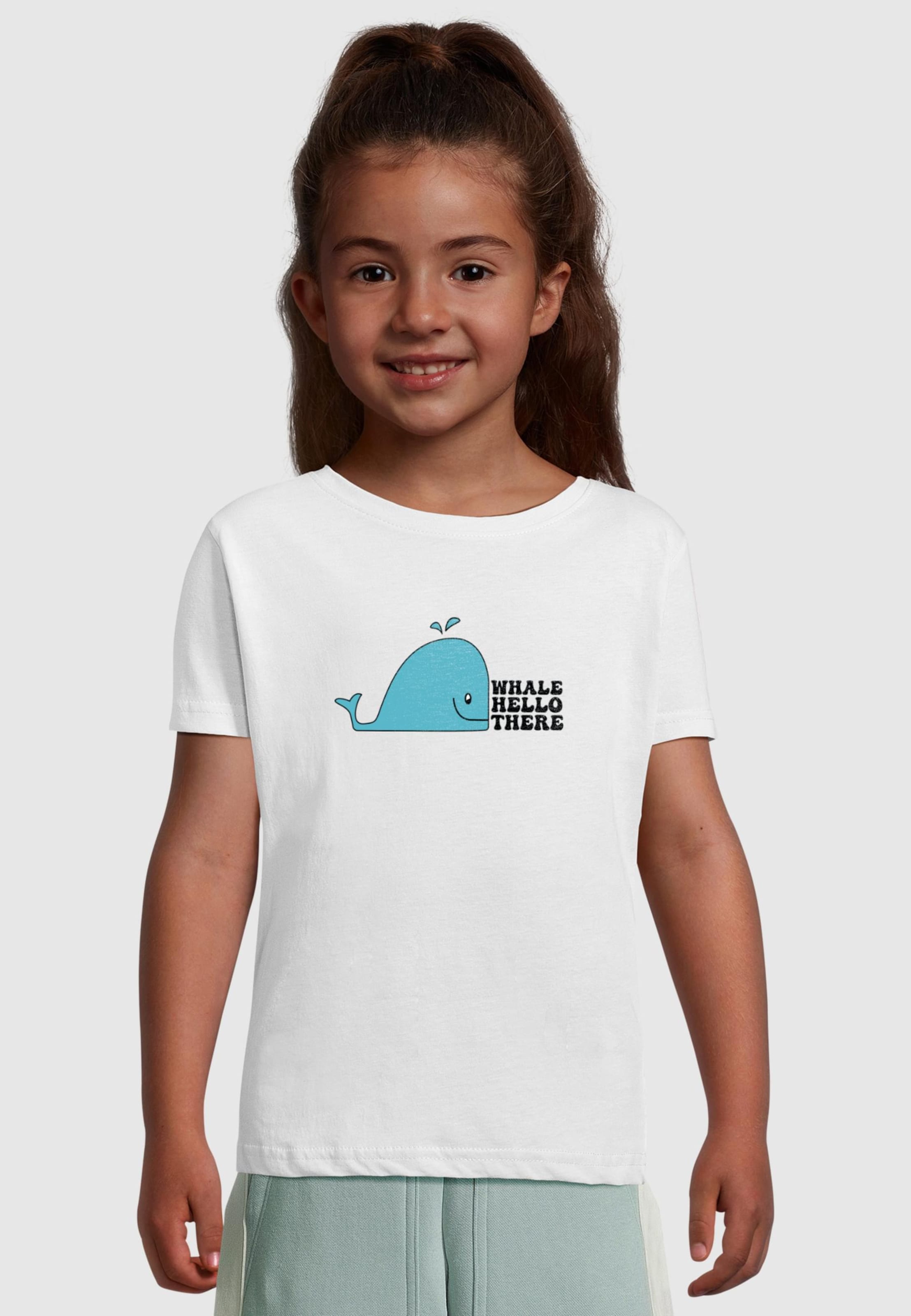 Merchcode Girls Whale Hello There - T-Shirt