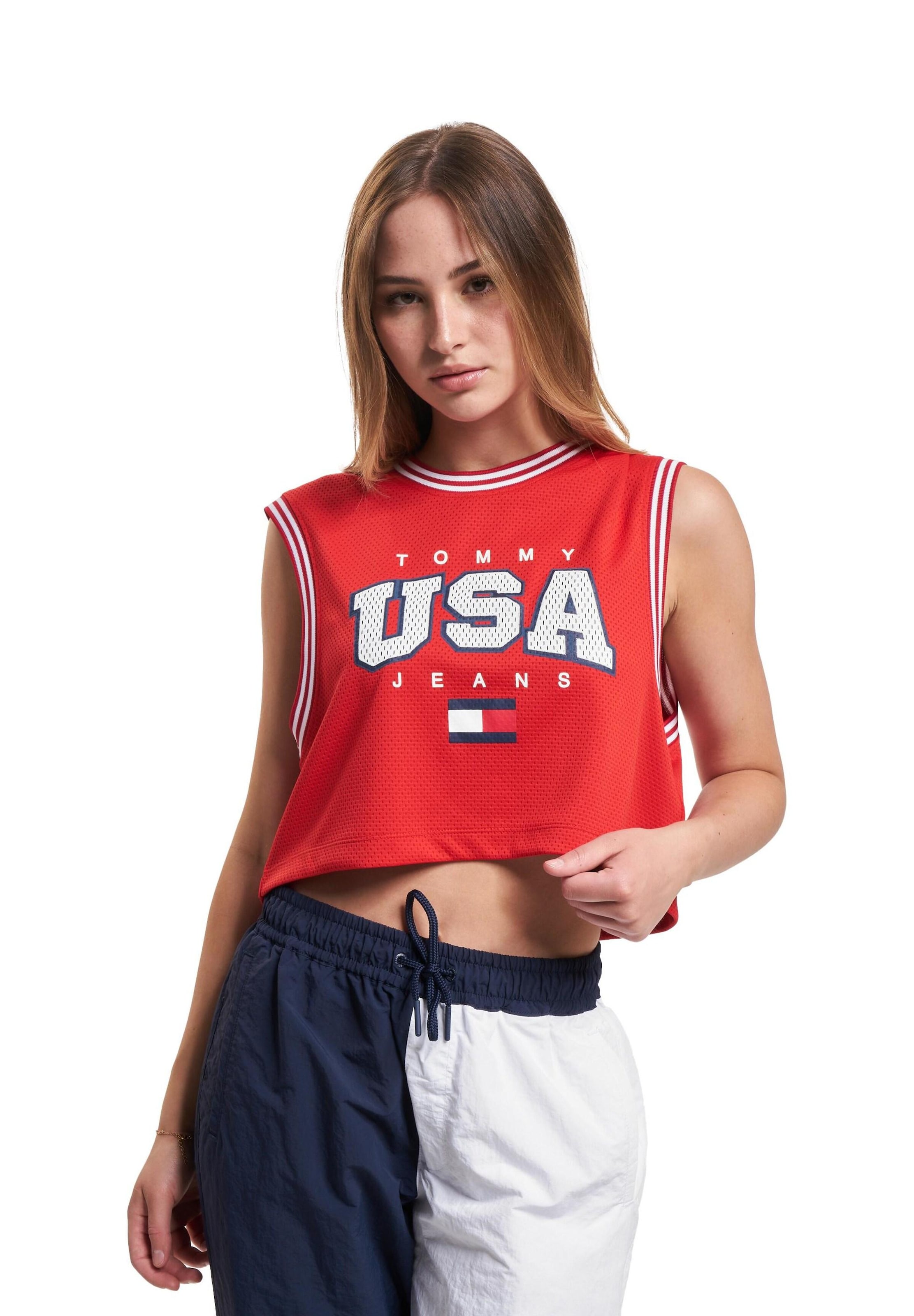 Tommy Jeans Crp Usa Basketball Tanktop