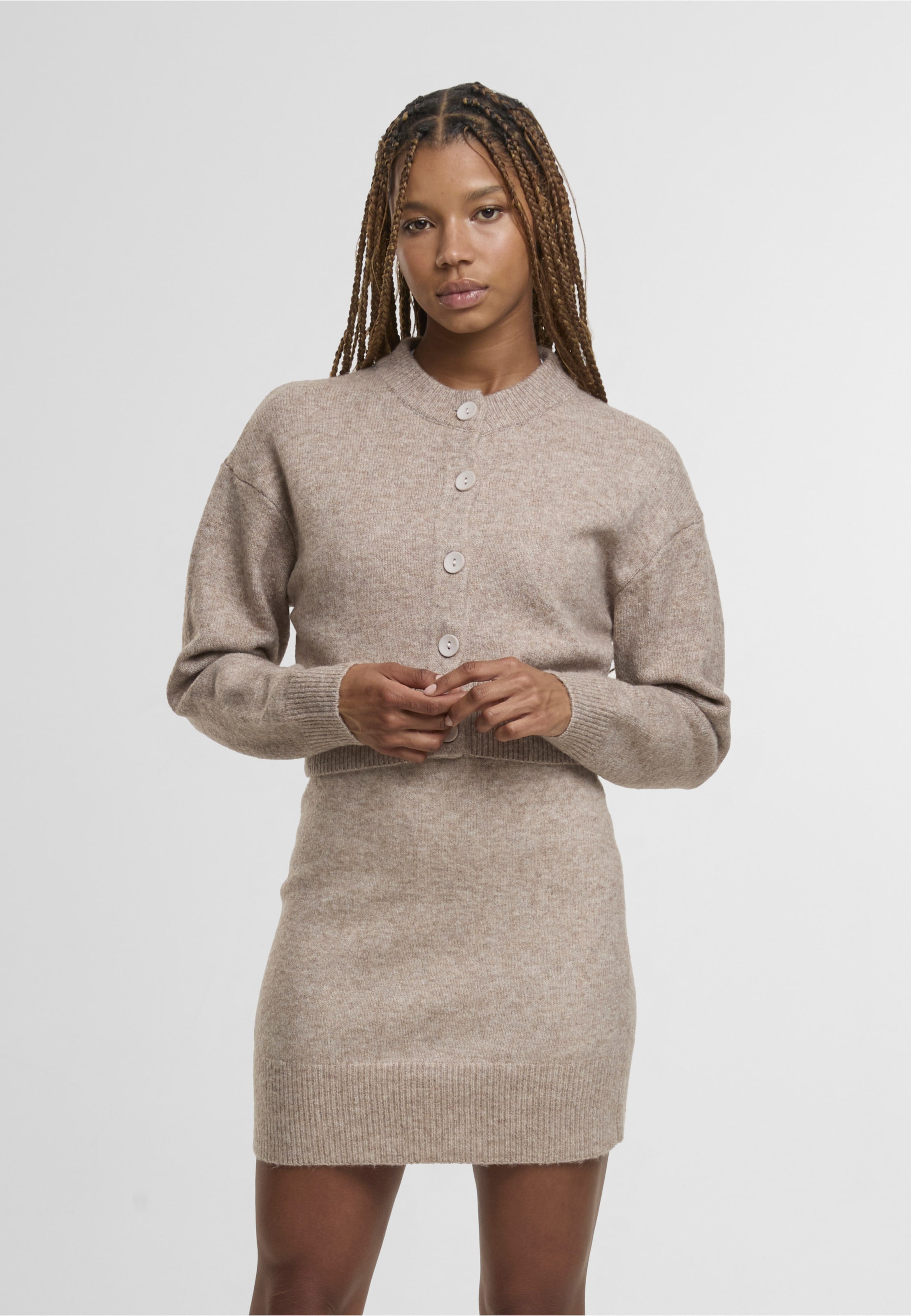 Estelou soft touch short knit cardigan